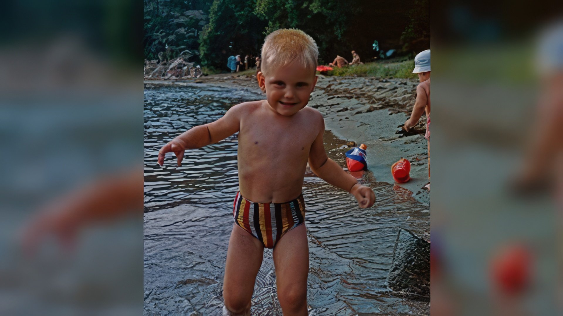 Dolph Lundgren as a child