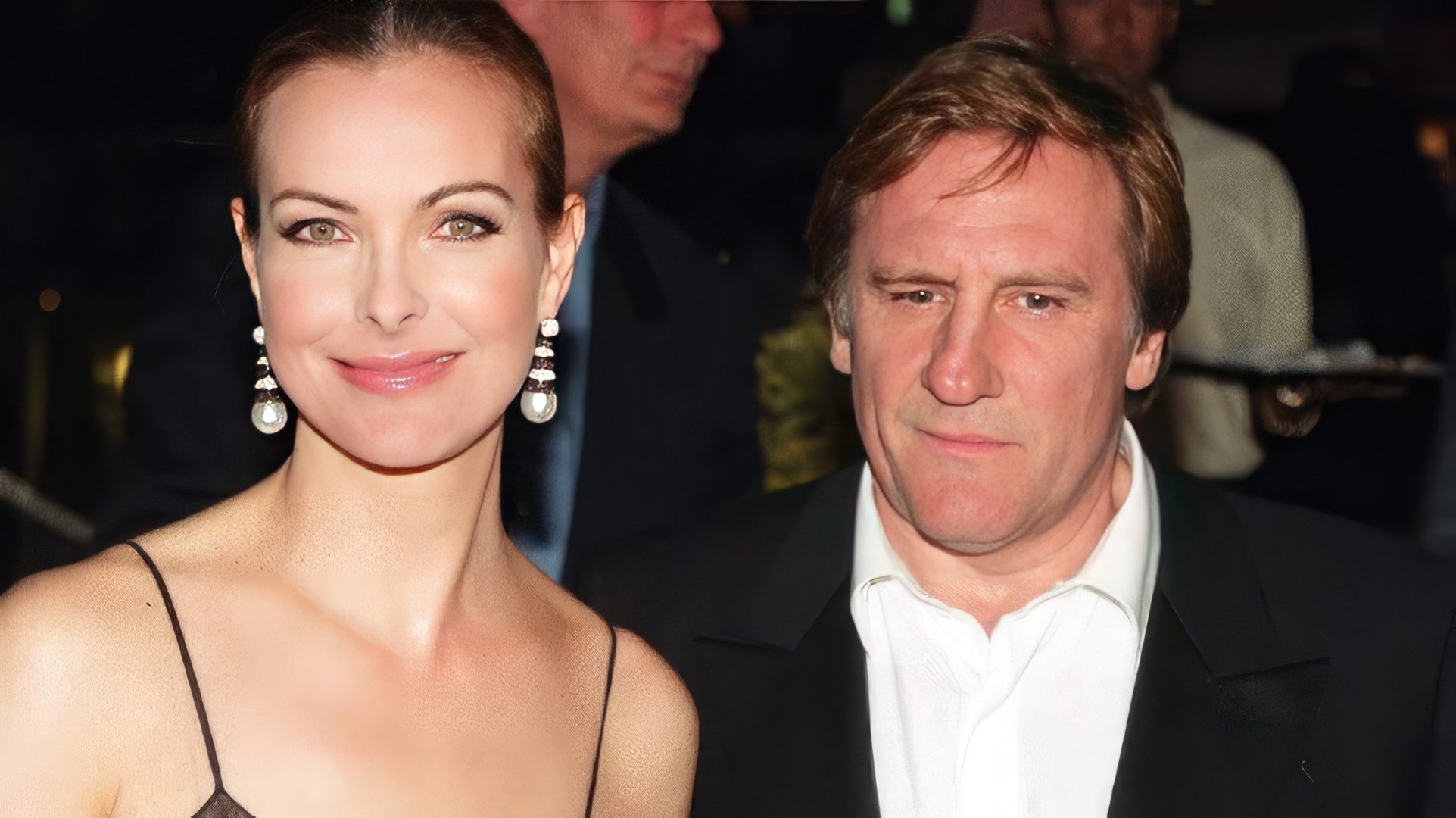 Gérard Depardieu and Carole Bouquet