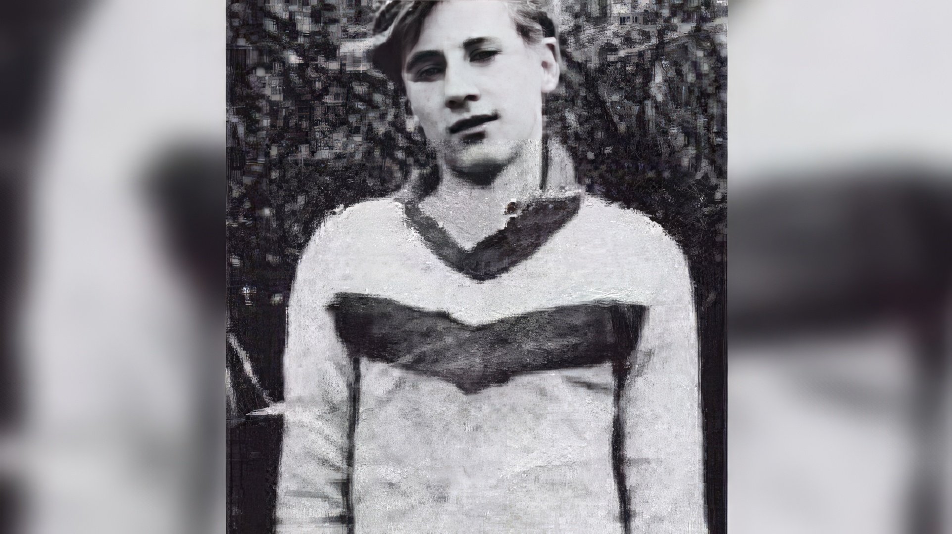 Gérard Depardieu in his youth