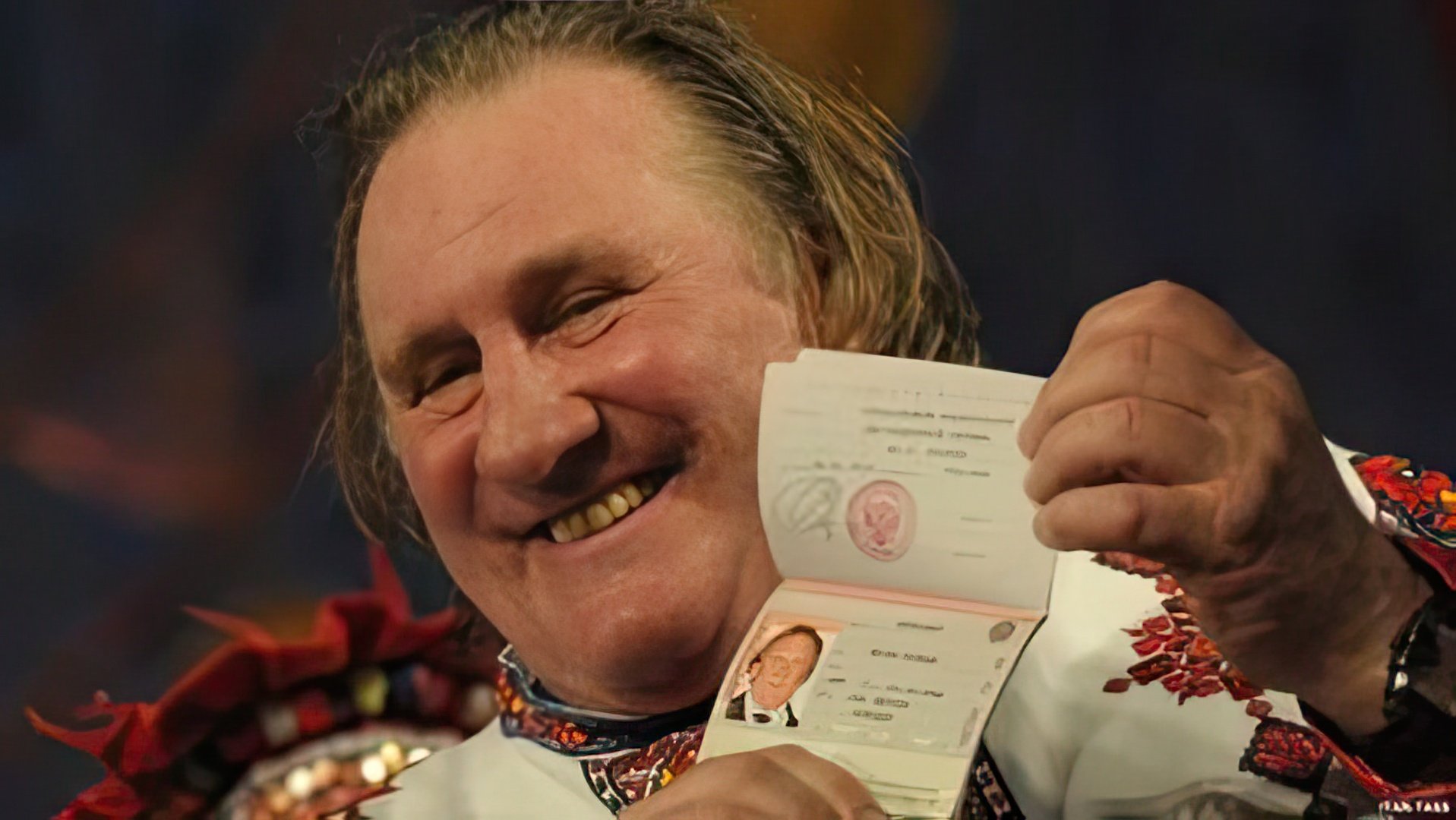 Gérard Depardieu received Russian citizenship