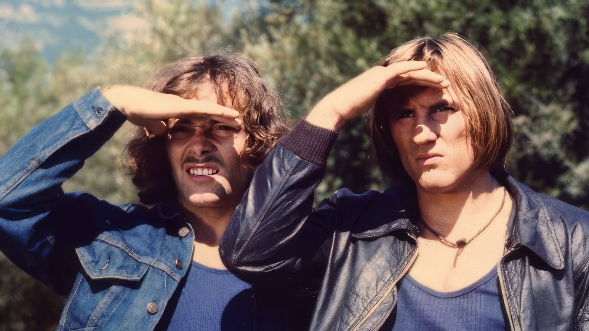 Patrick Dewaere and Gérard Depardieu in the film 'Going Places'