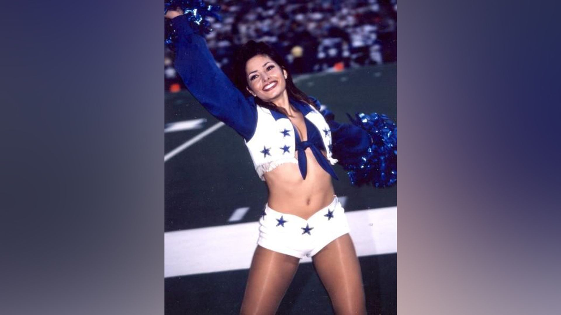 Sarah Shahi was a cheerleader