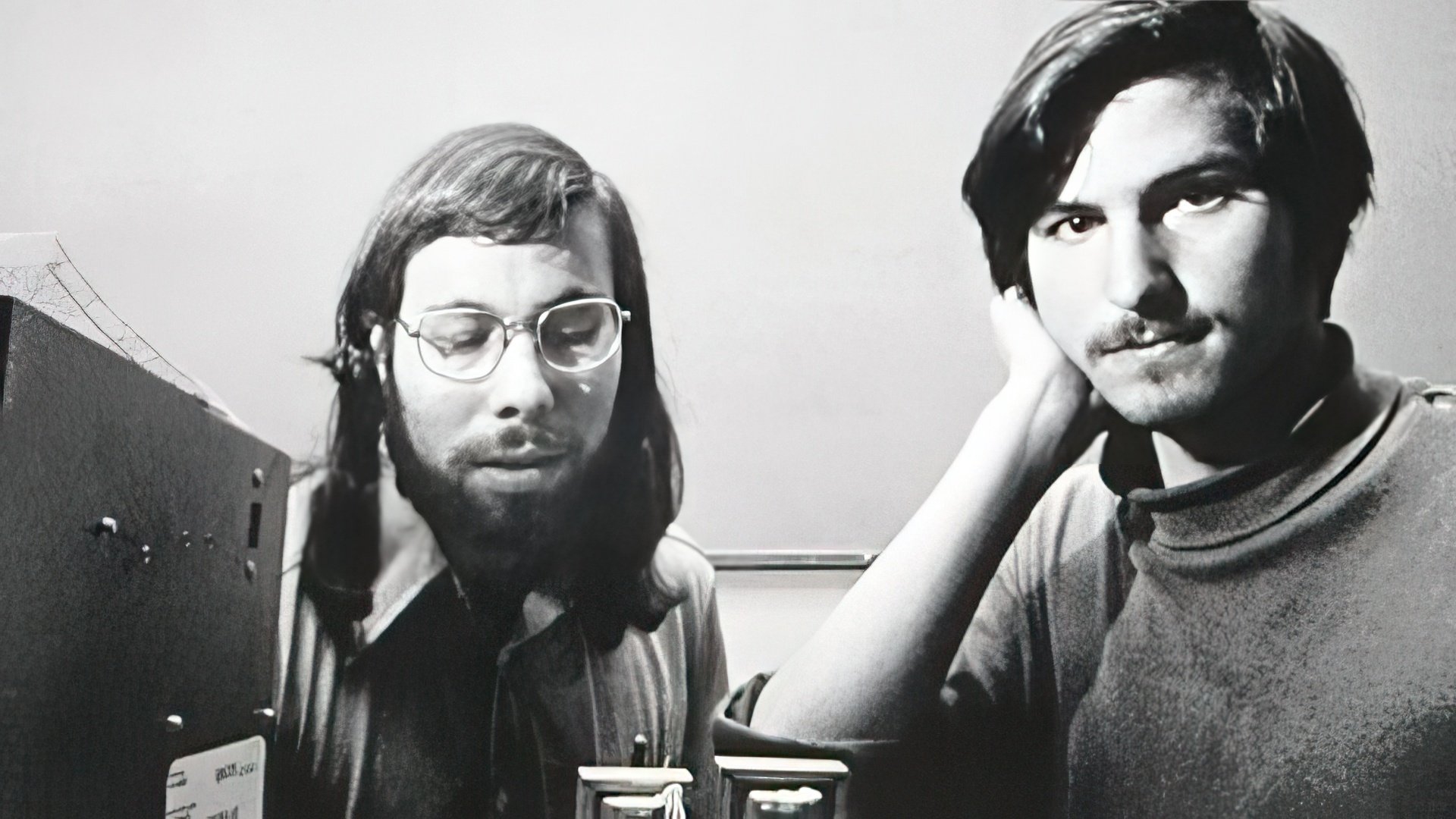 Steve Jobs with Stephen Wozniak