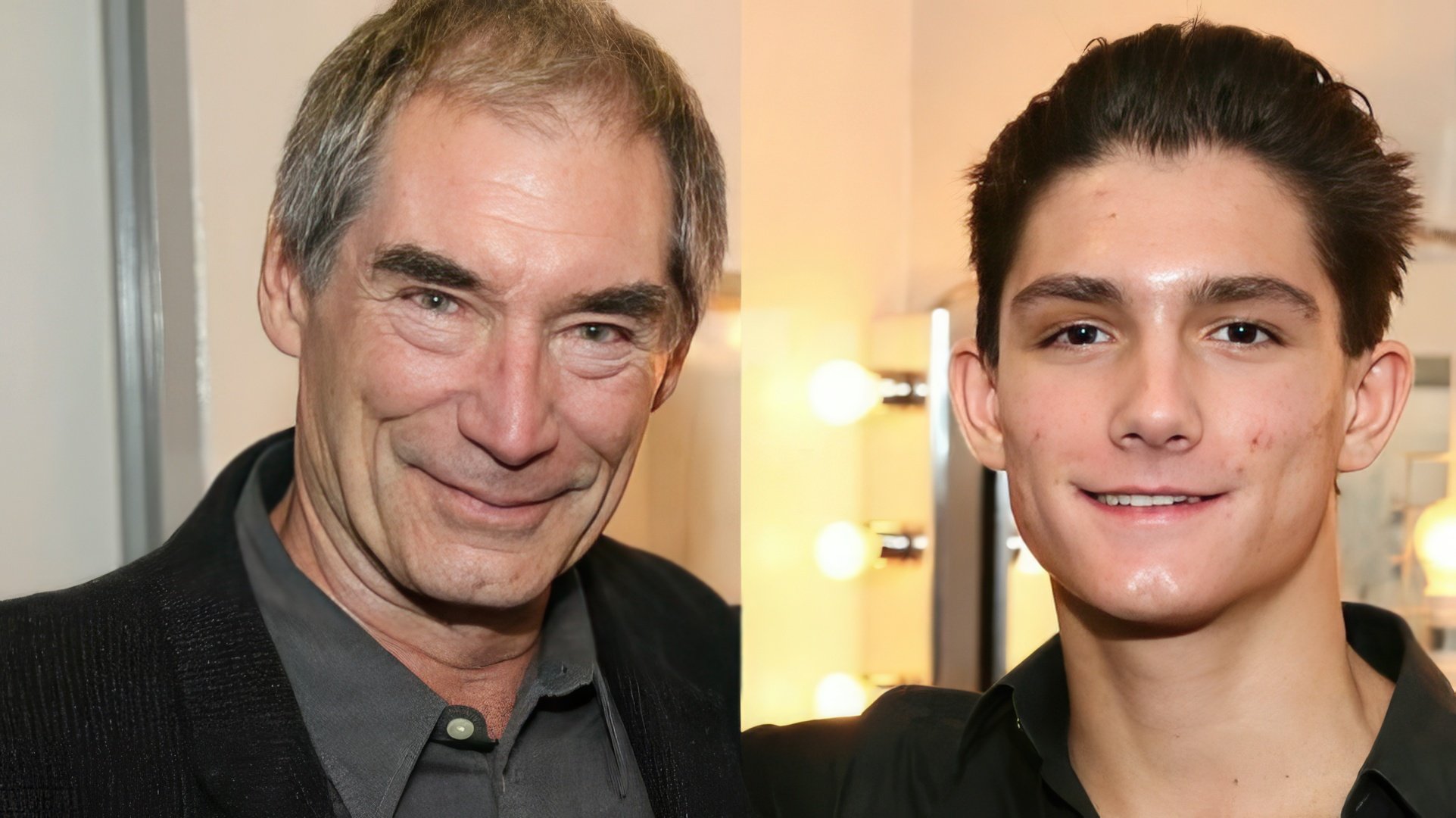 Timothy Dalton and jis son Alexander