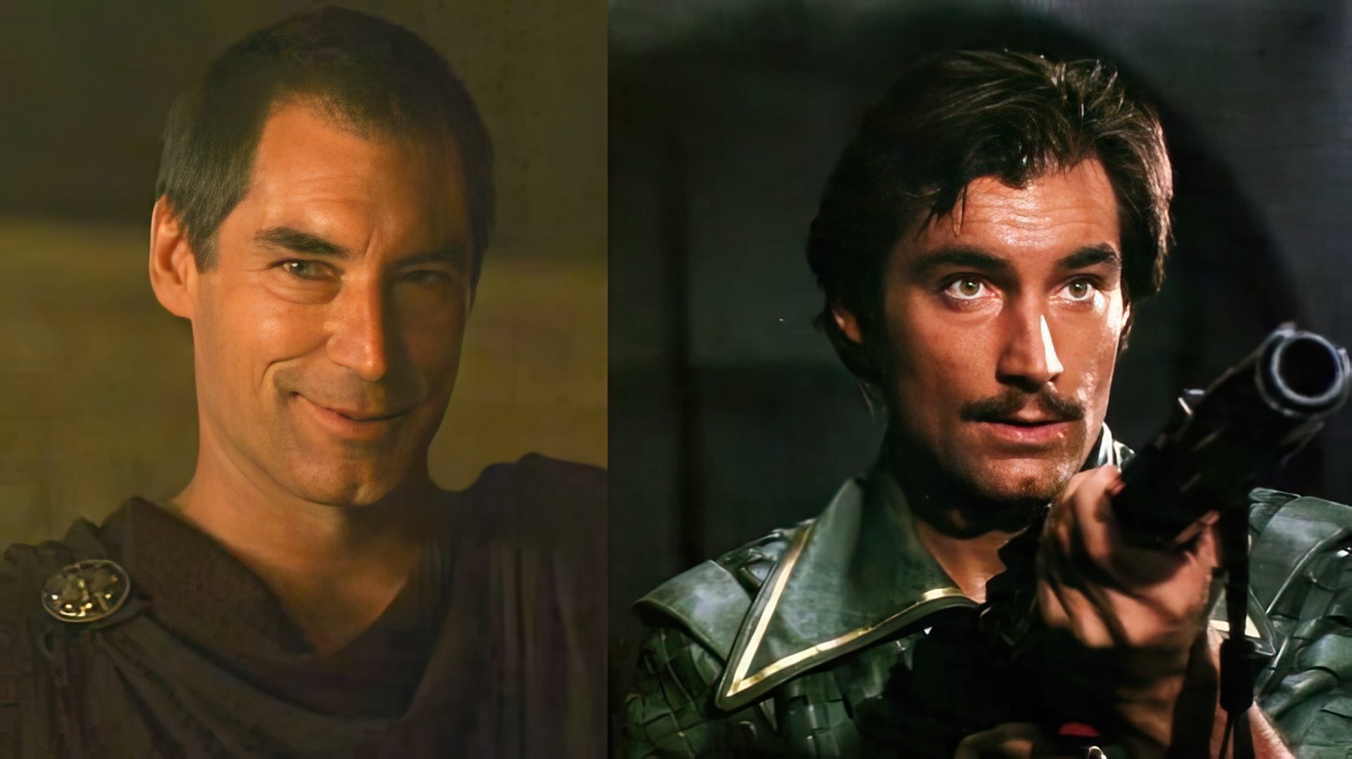 Timothy Dalton in 'Antony and Cleopatra' and 'Flash Gordon'