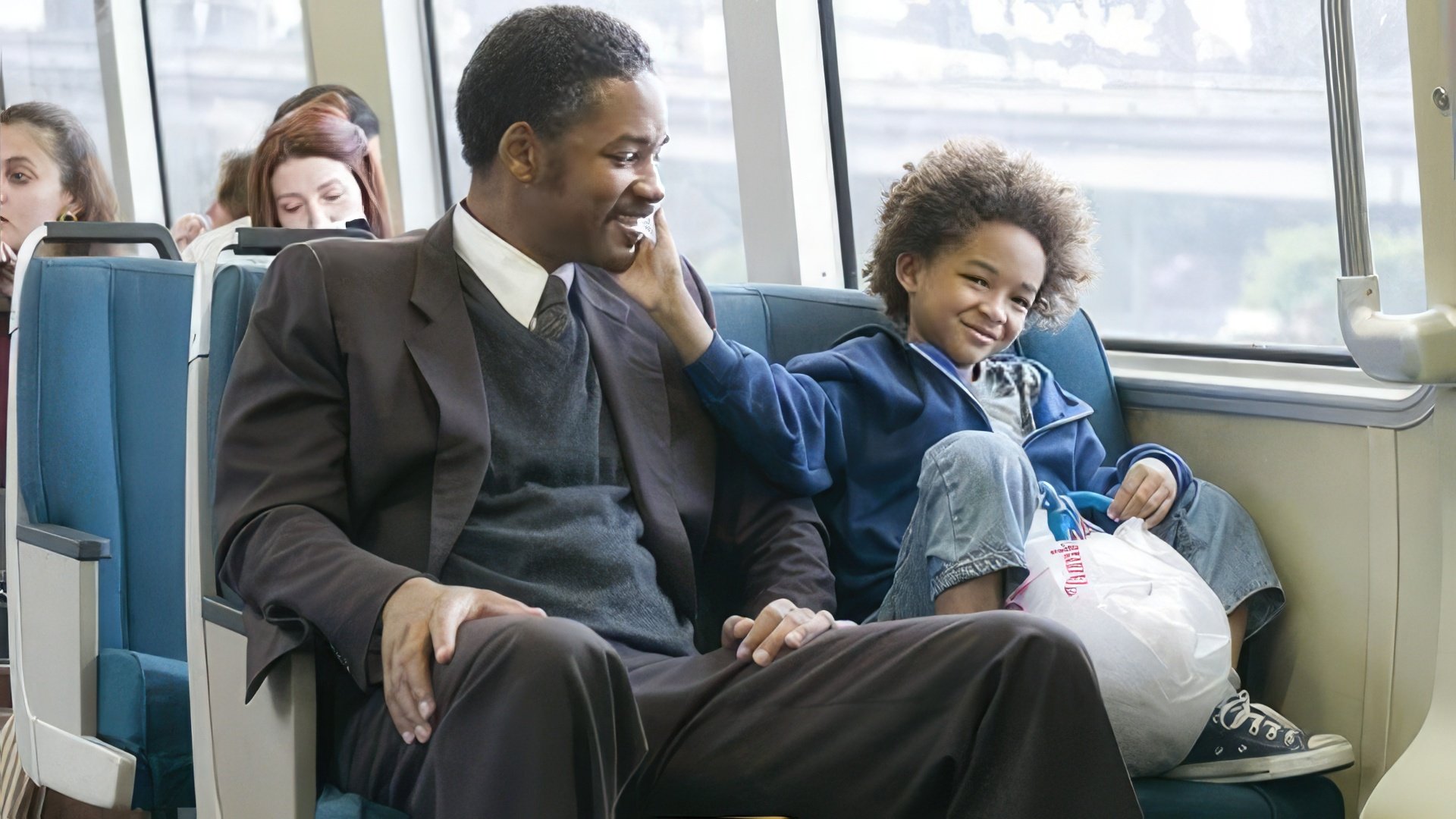 A shot from the movie 'The Pursuit of Happyness'