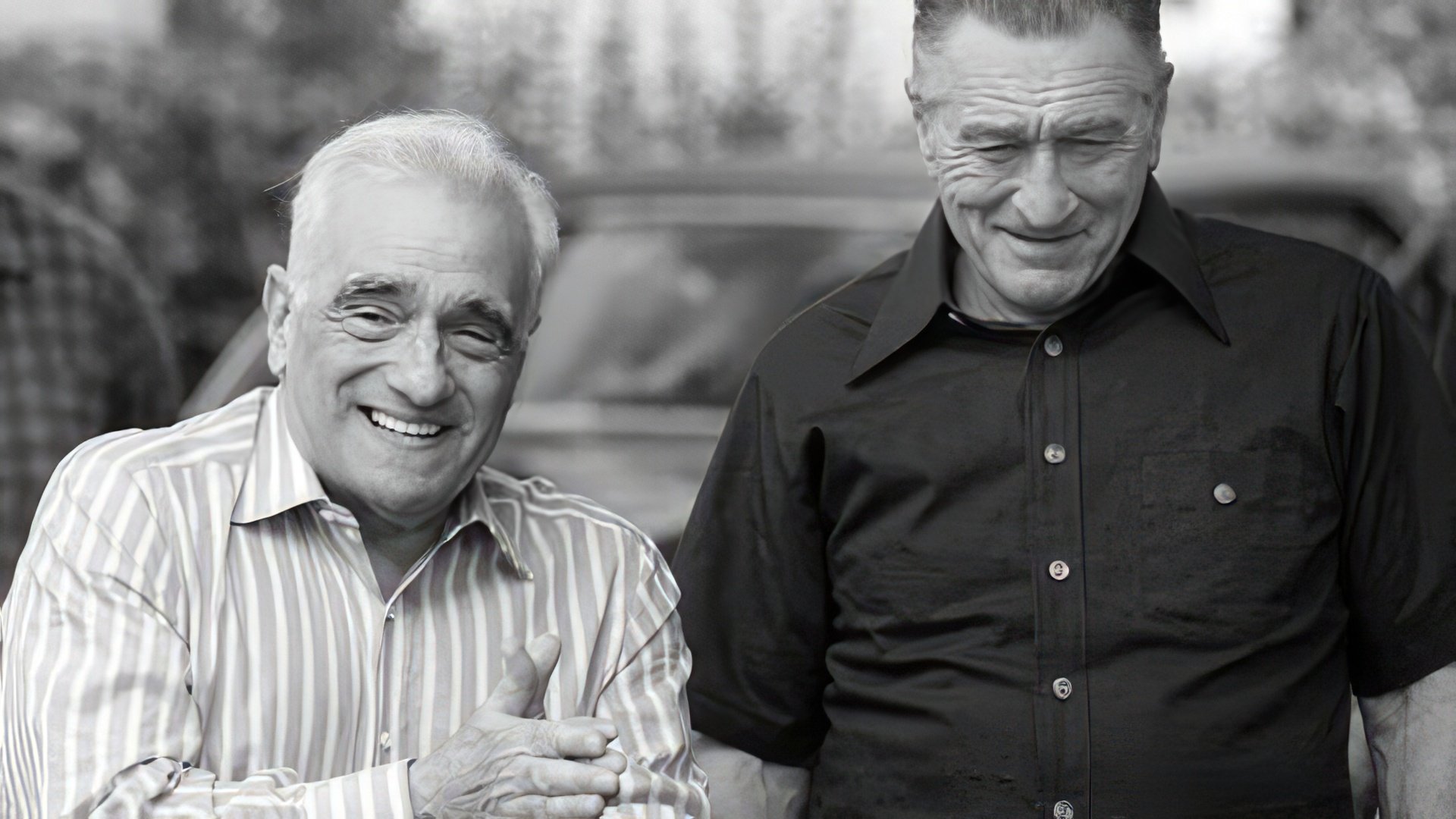 De Niro and Scorsese on the set of 'The Irishman'