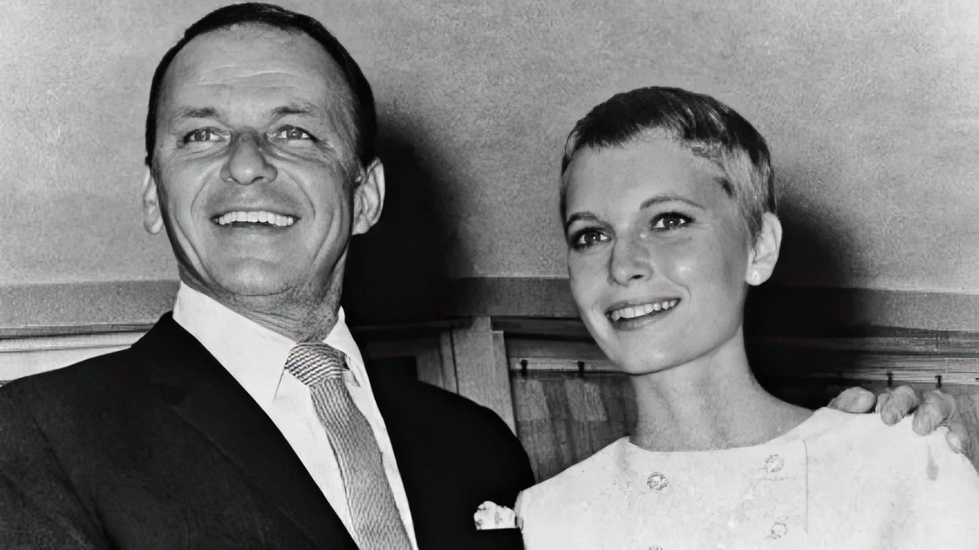 Frank Sinatra and Mia Farrow