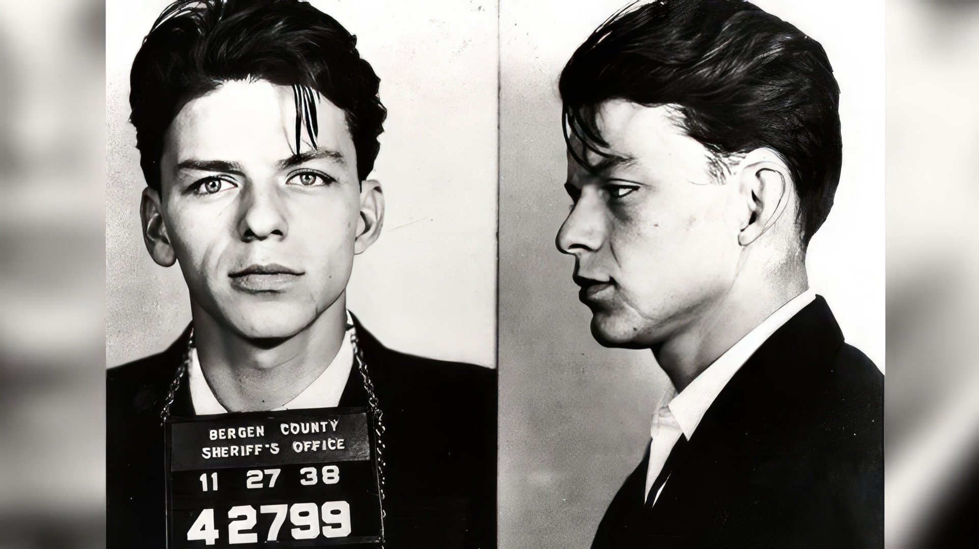 Frank Sinatra arrested for having a relationship with a married woman (1938)