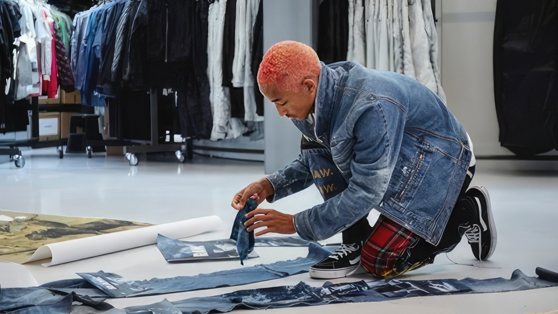 Jaden Smith launched a denim clothing line in collaboration with the fashion brand G-Star