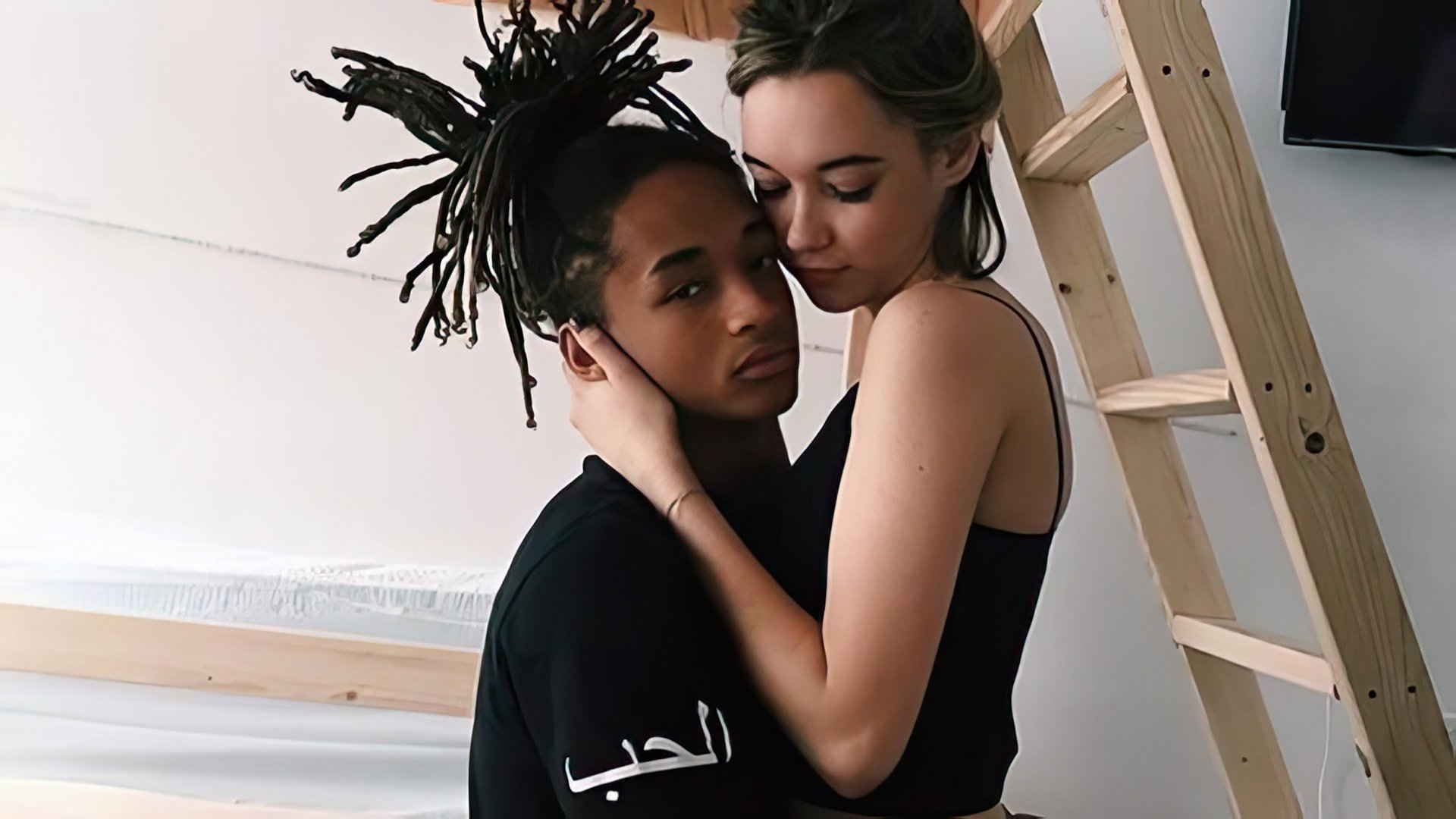 Jaden Smith with Sarah Snyder