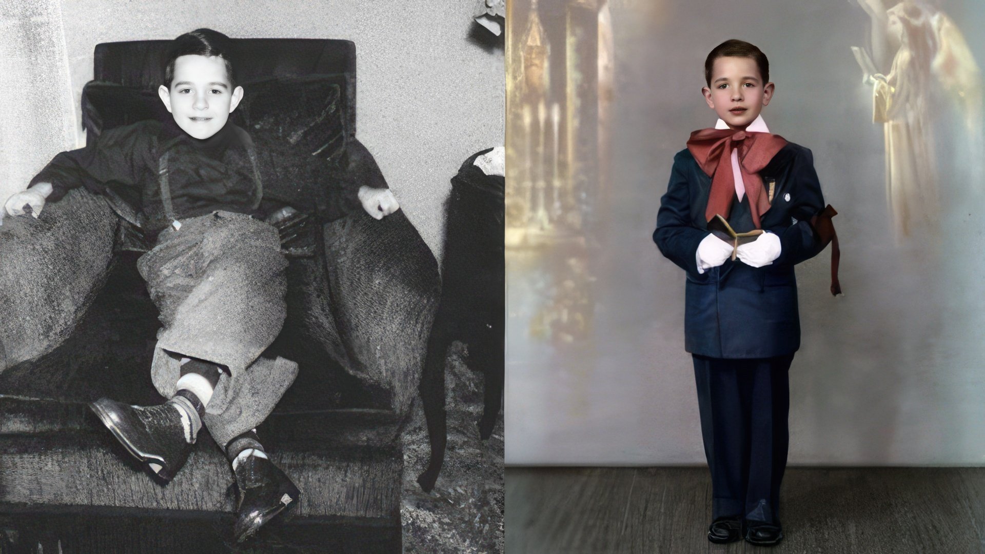 Martin Scorsese as a child