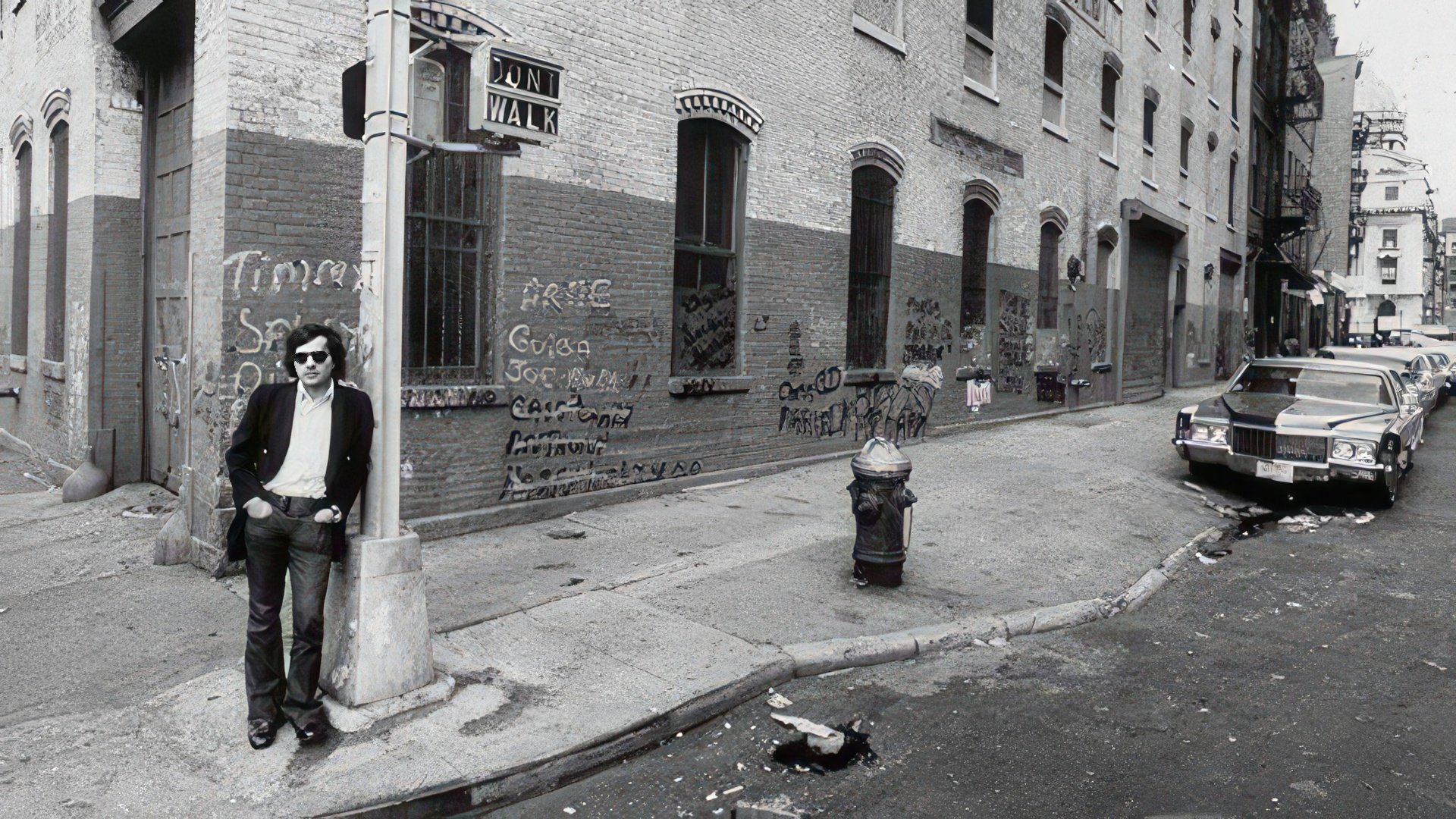 Martin Scorsese on the set of 'Mean Streets'