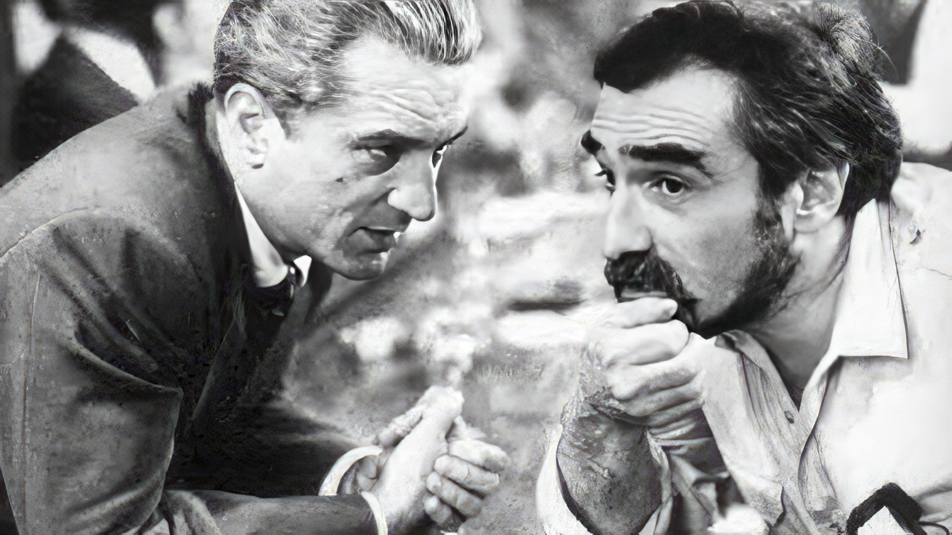 Scorsese and De Niro on the set of 'Goodfellas'