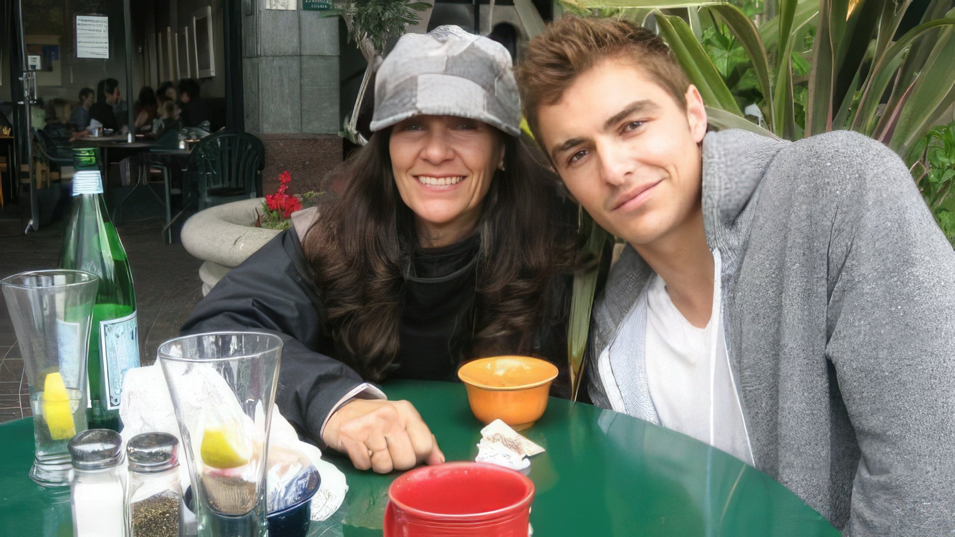 Dave Franco with his mom