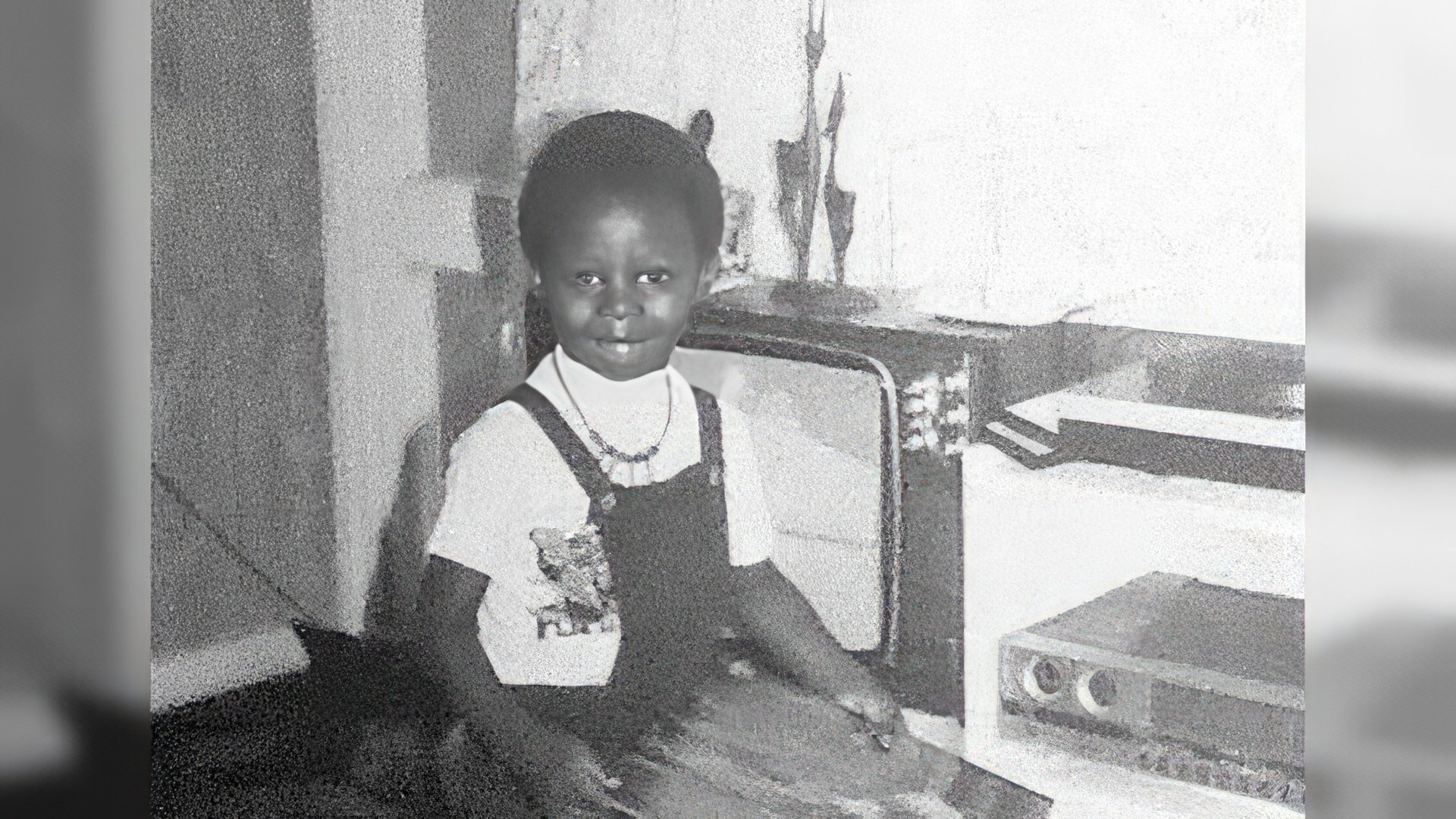 Idris Elba as a child