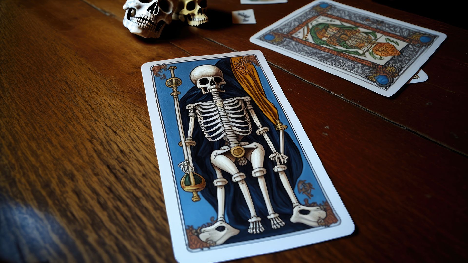 The reversed Death card can be interpreted in various ways