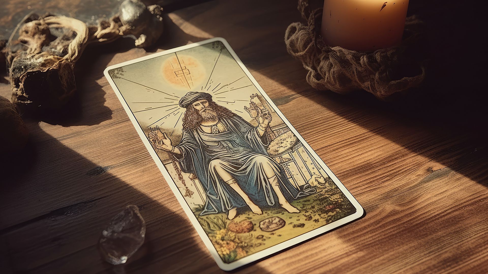 The Hermit is lonely, so in the context of love readings, this is not the best sign