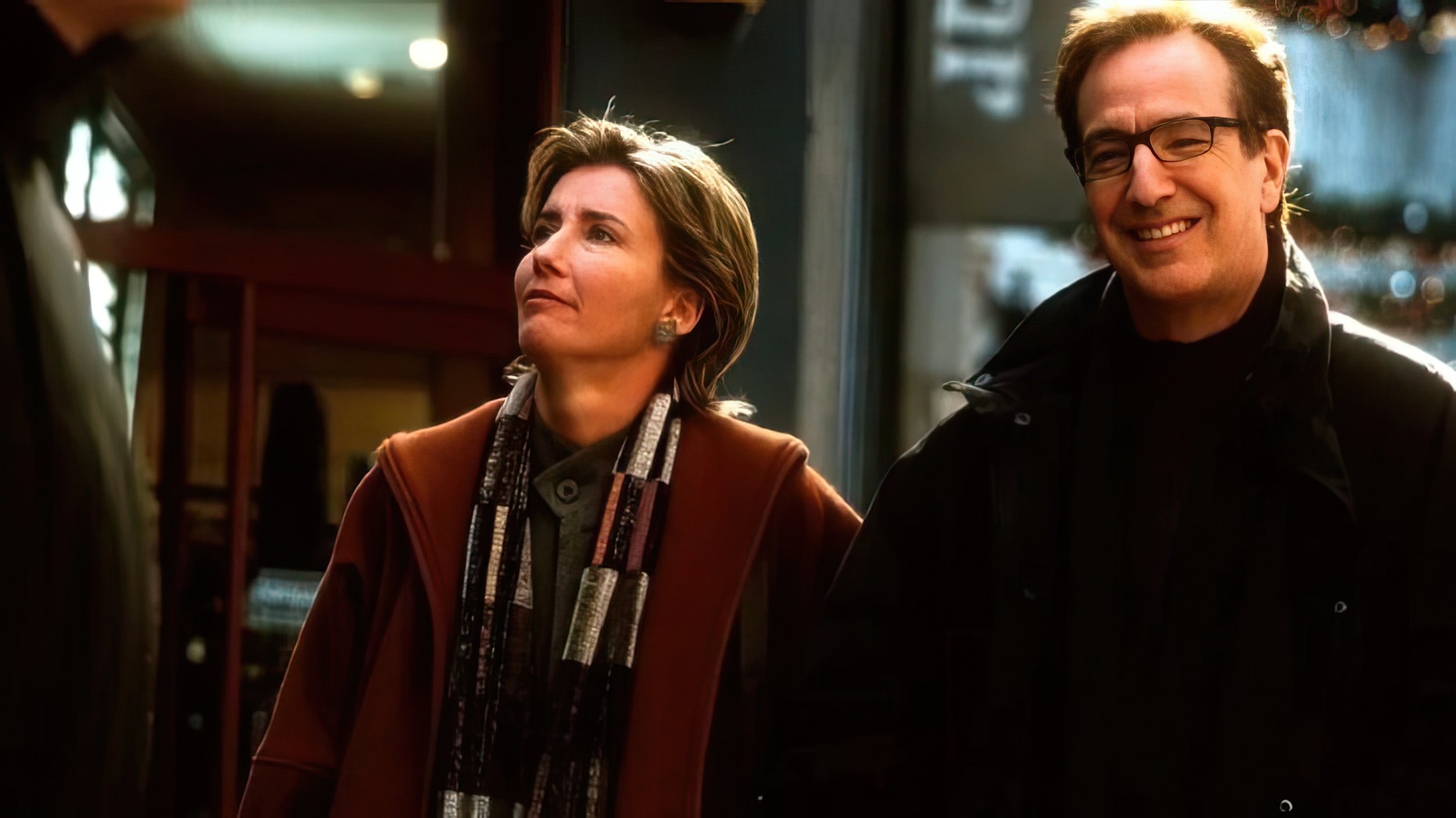 Emma Thompson and Alan Rickman ('Love Actually')