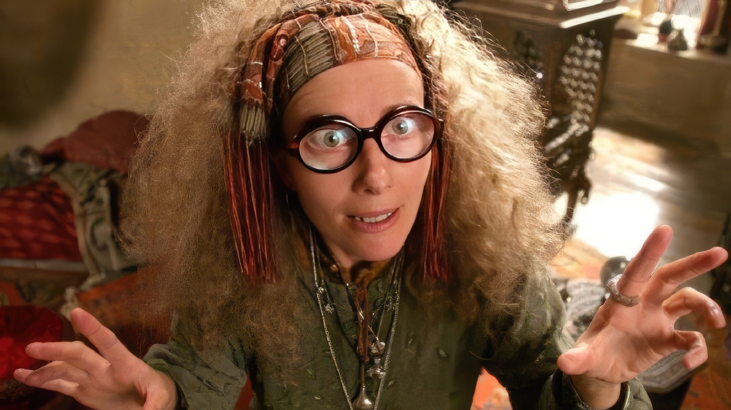 In 'Harry Potter', Emma Thompson played Professor Trelawney