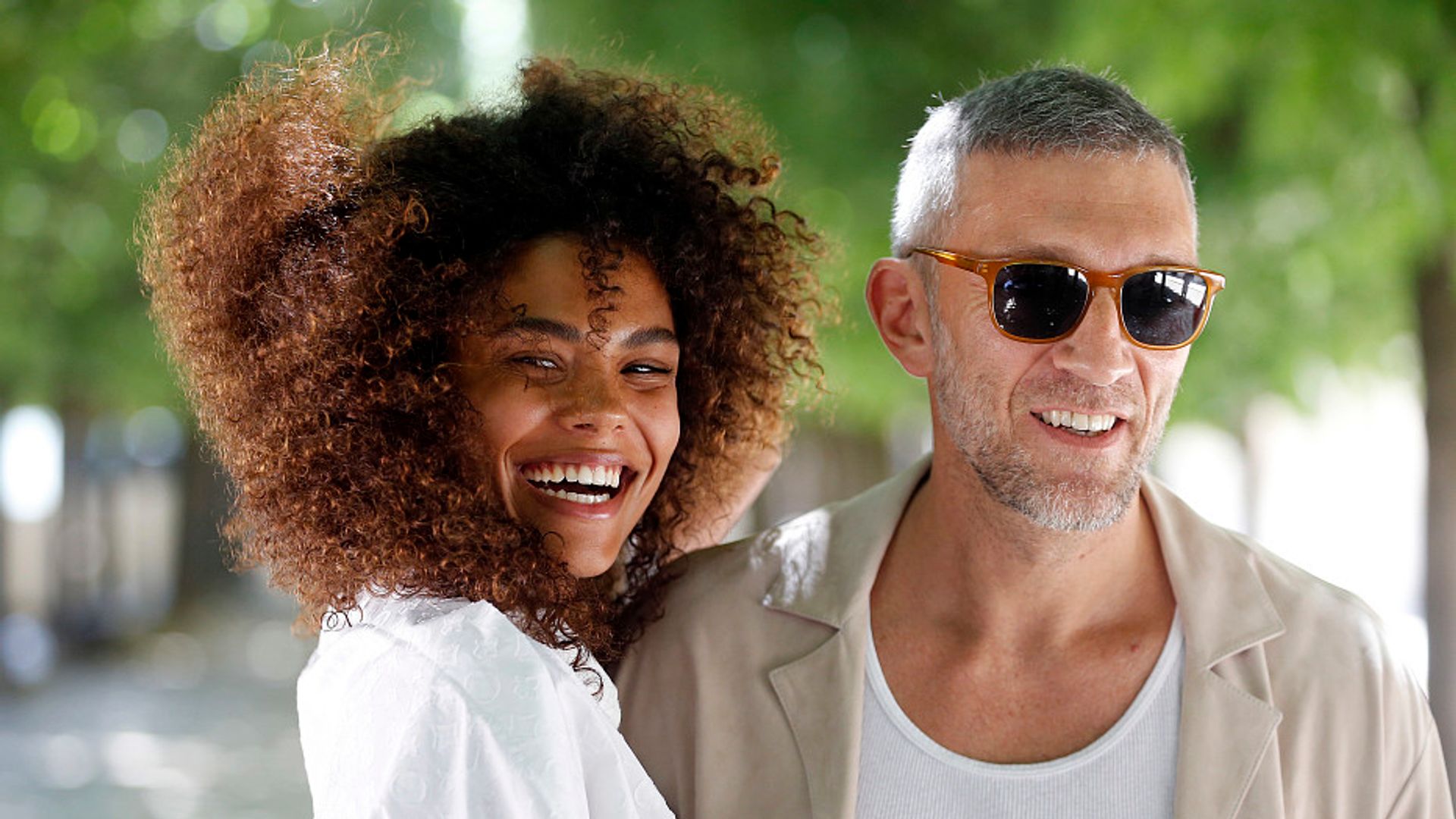 Vincent Cassel and Tina Kunakey