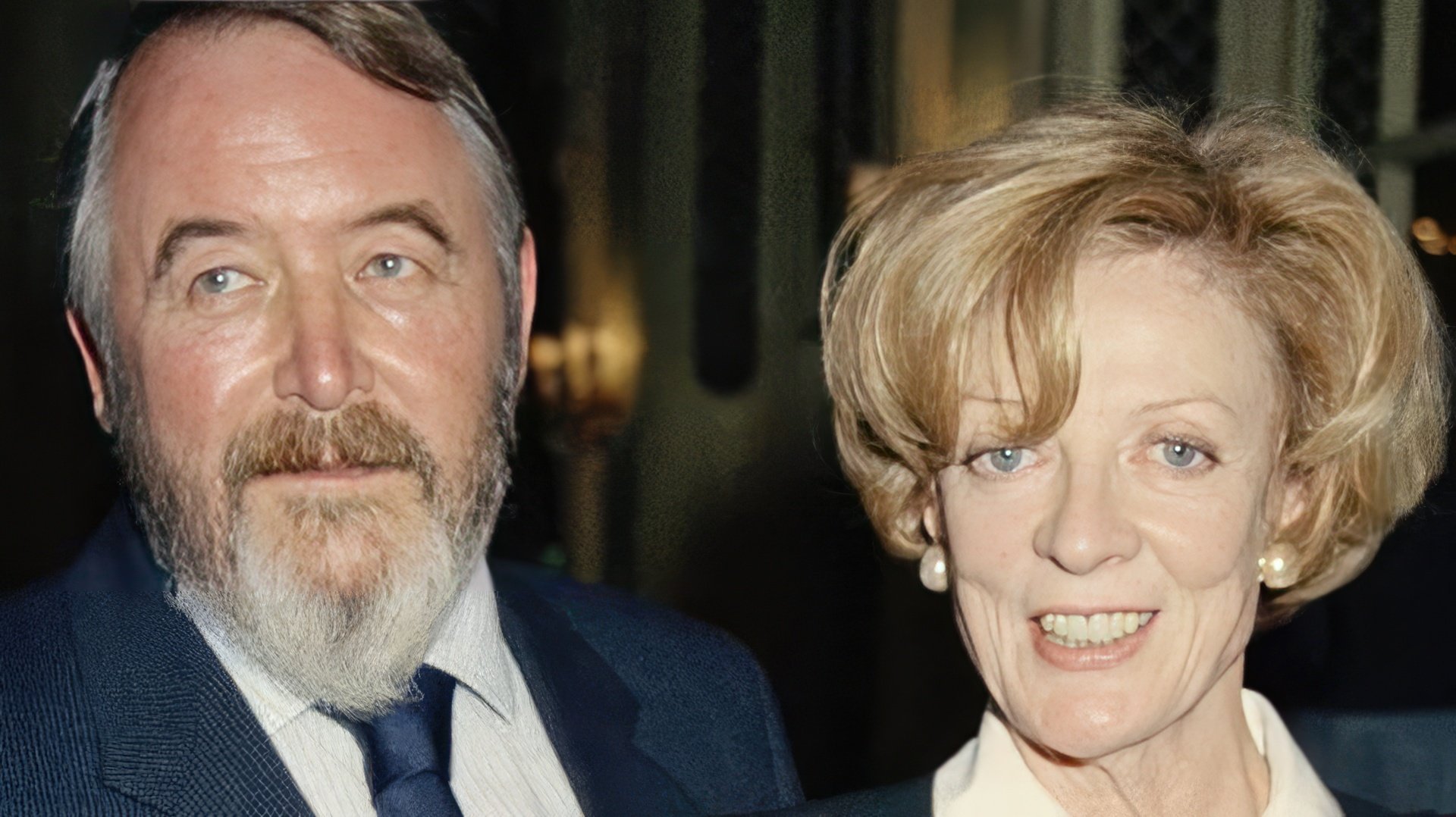 Maggie Smith was faithful to her second husband until his death