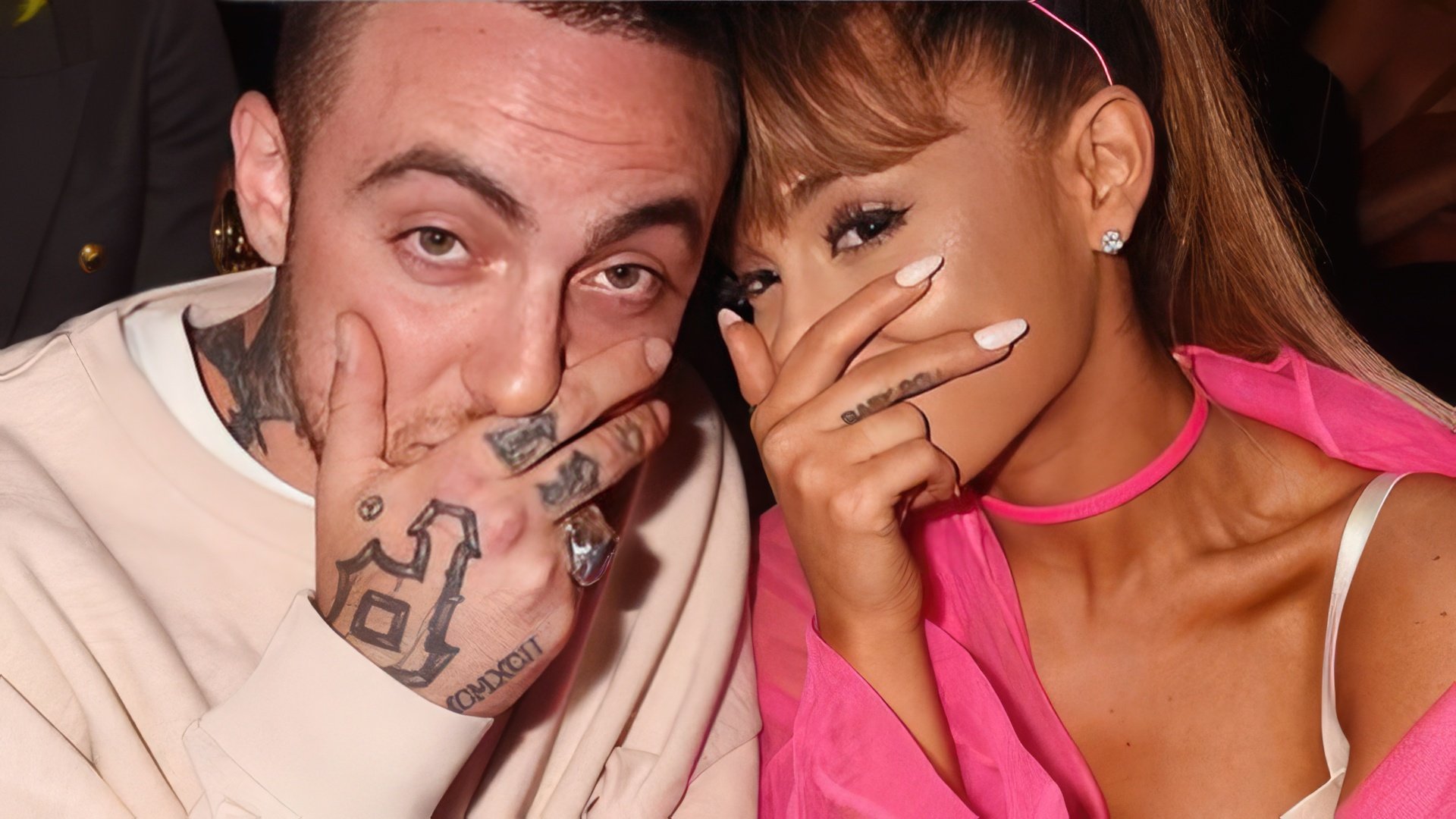 Ariana Grande and Mac Miller