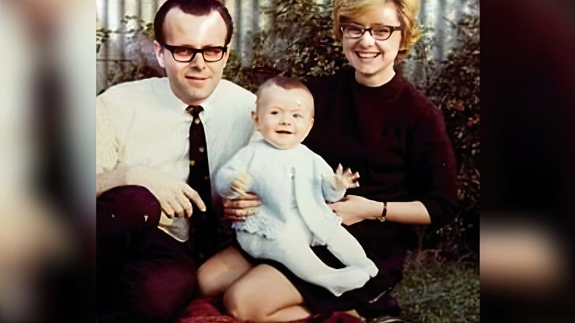 Michael Sheen in childhood with his parents