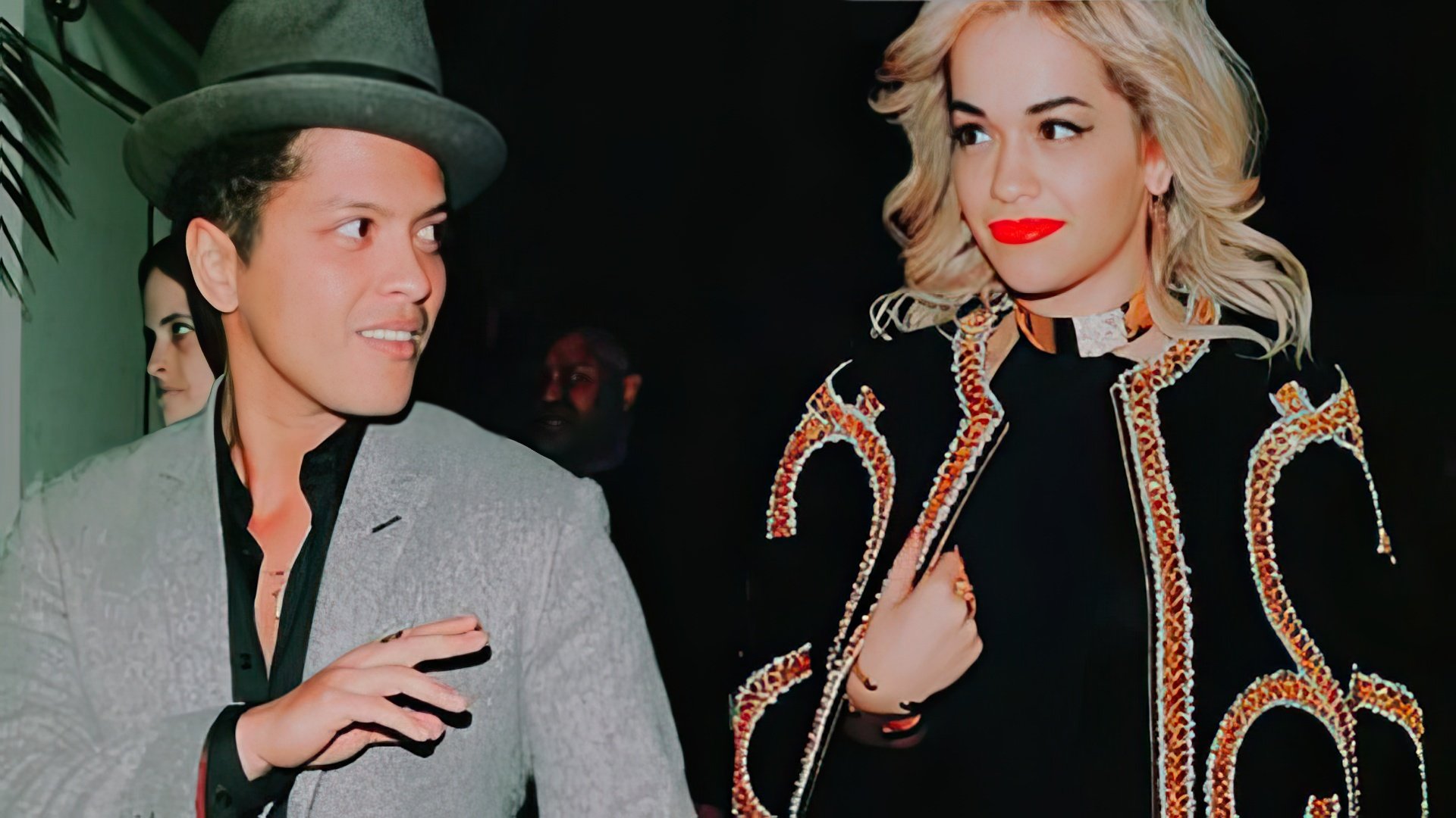 Rita Ora and Bruno Mars