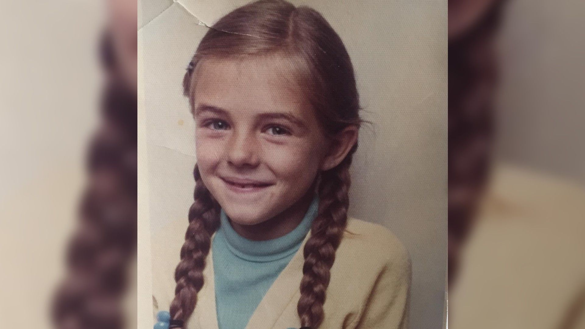 Elizabeth Hurley as a child