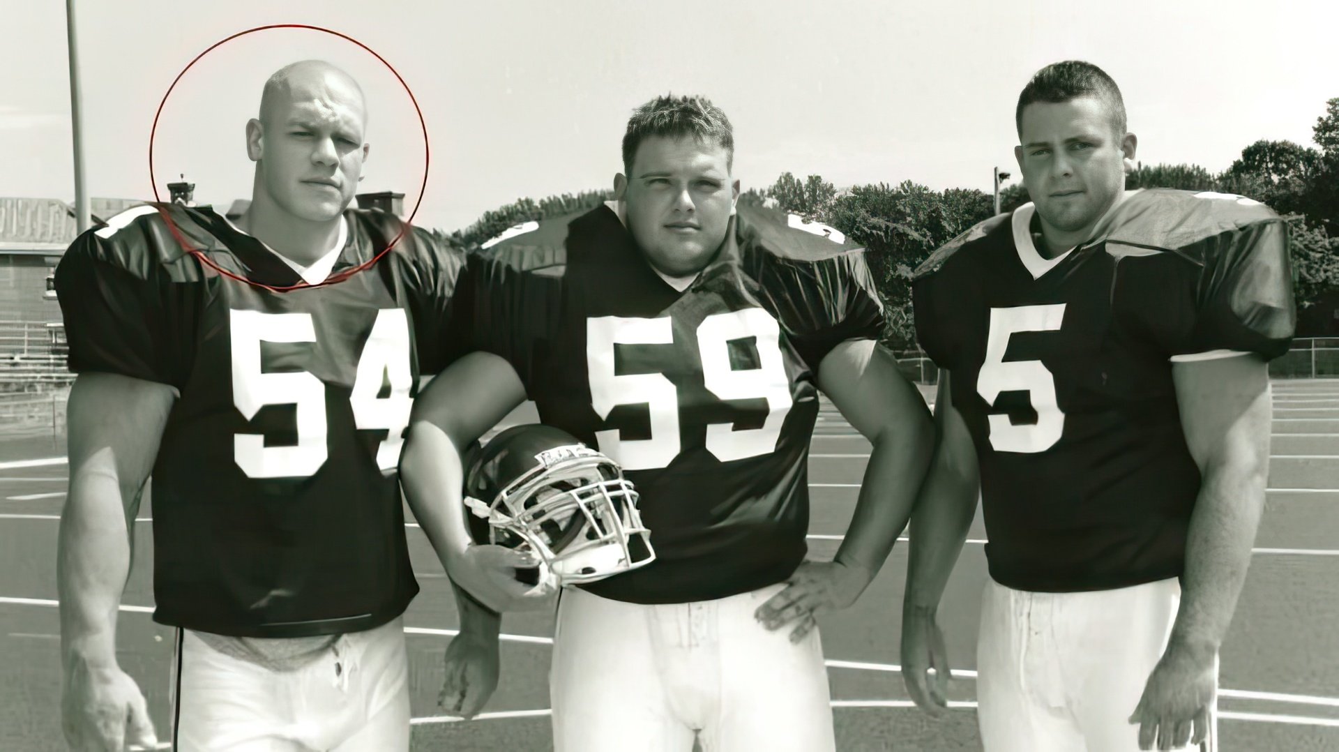 John Cena on the university football team