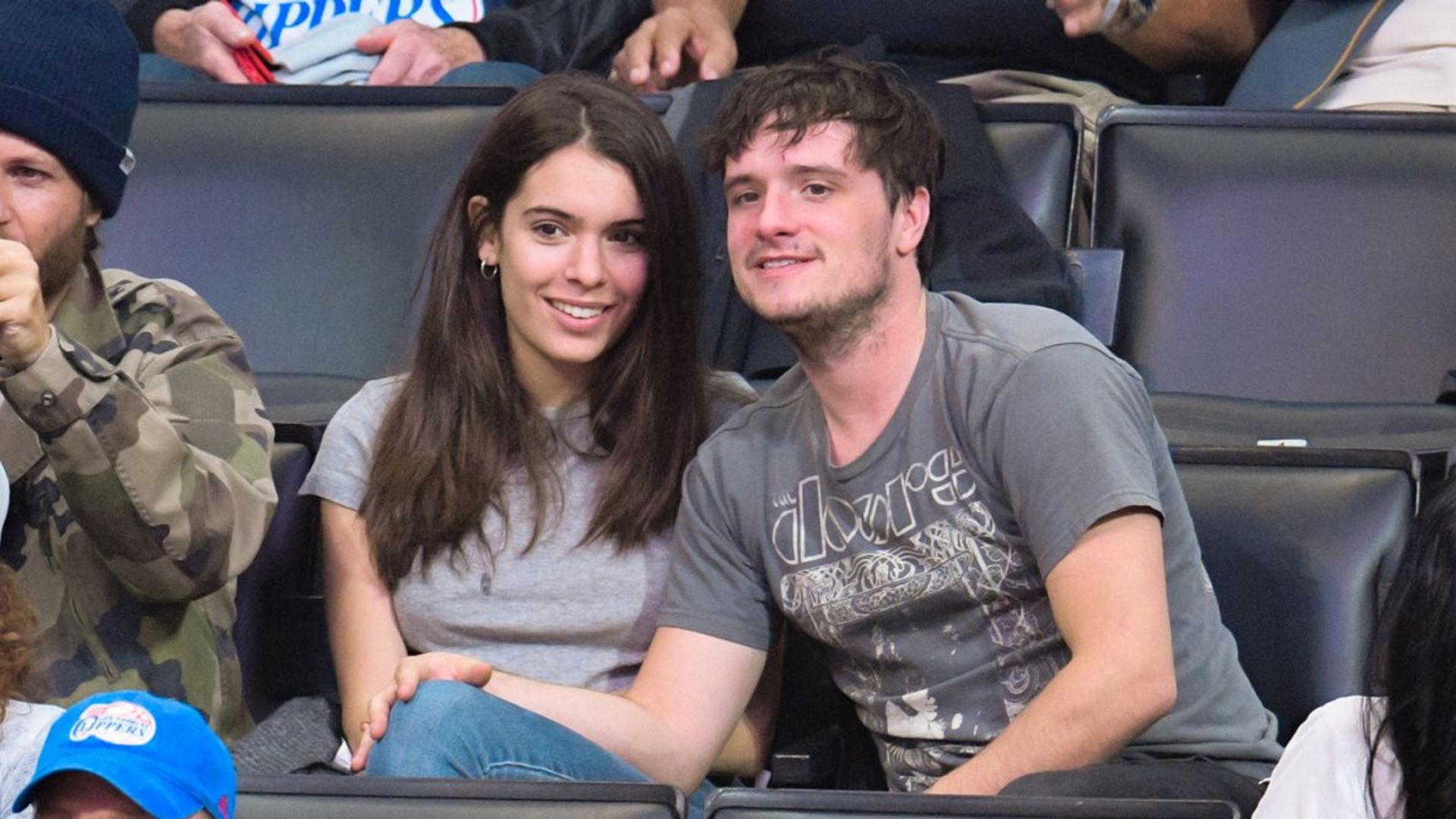 Josh Hutcherson and his girlfriend Claudia Traisac