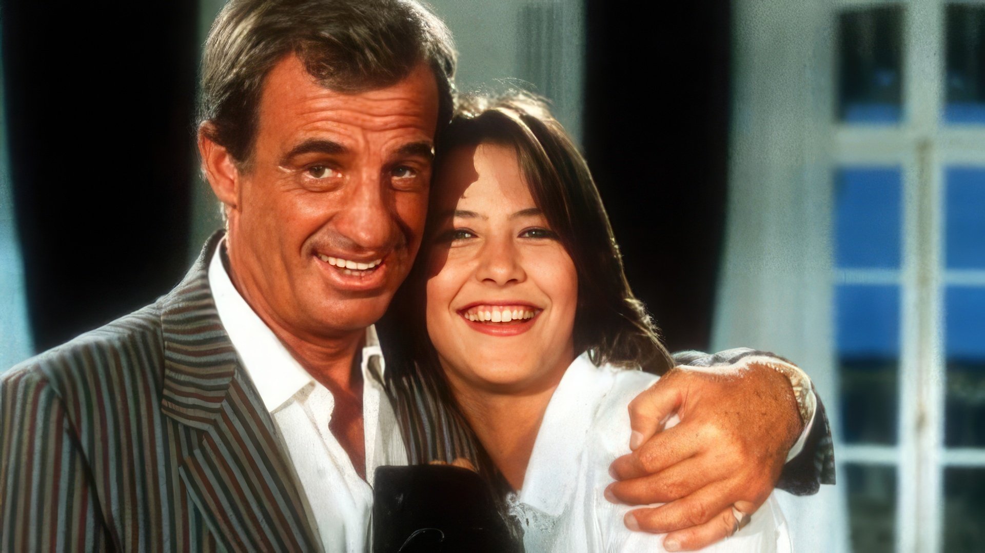 Sophie Marceau and Jean-Paul Belmondo