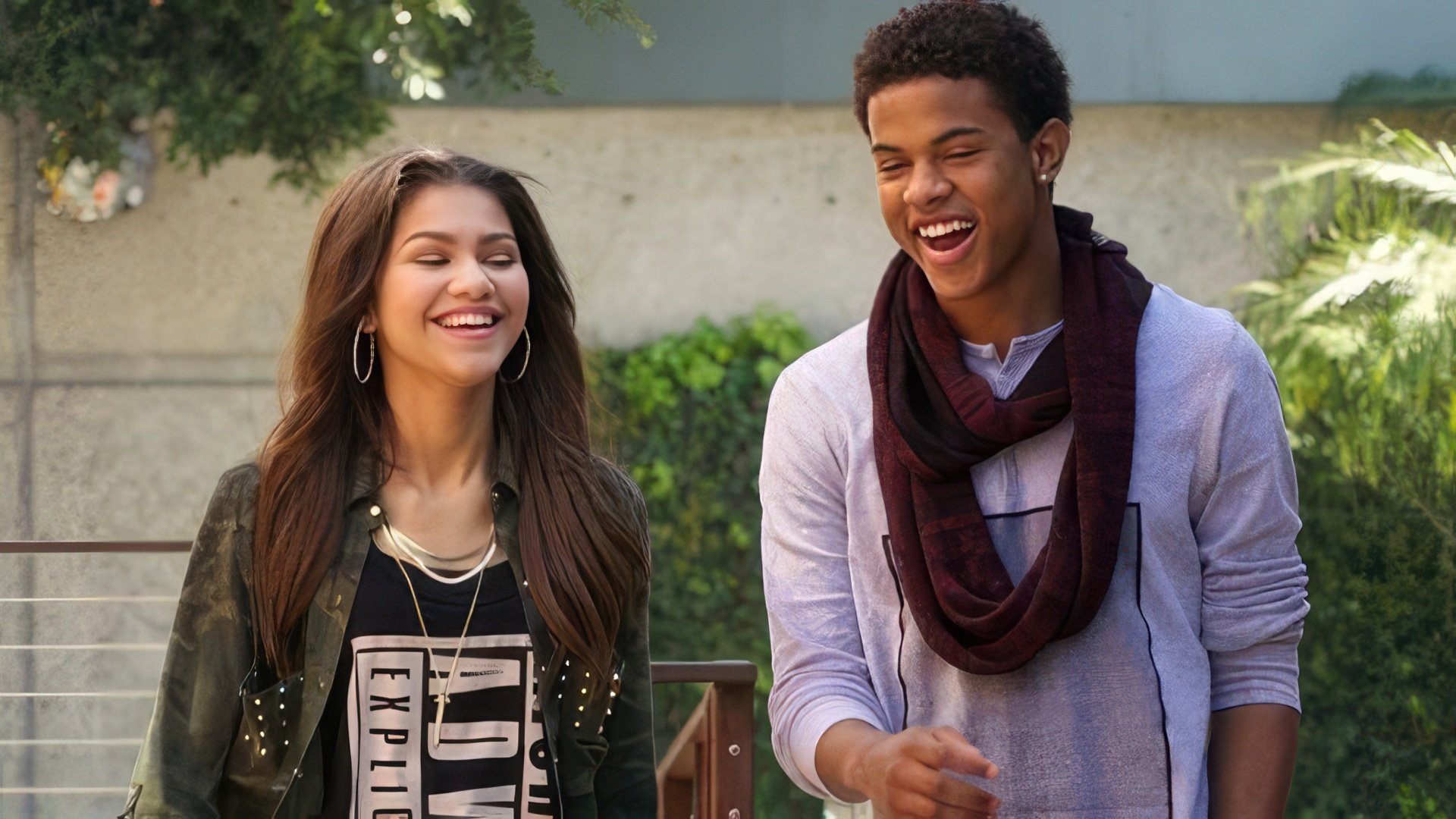 Zendaya and Trevor Jackson