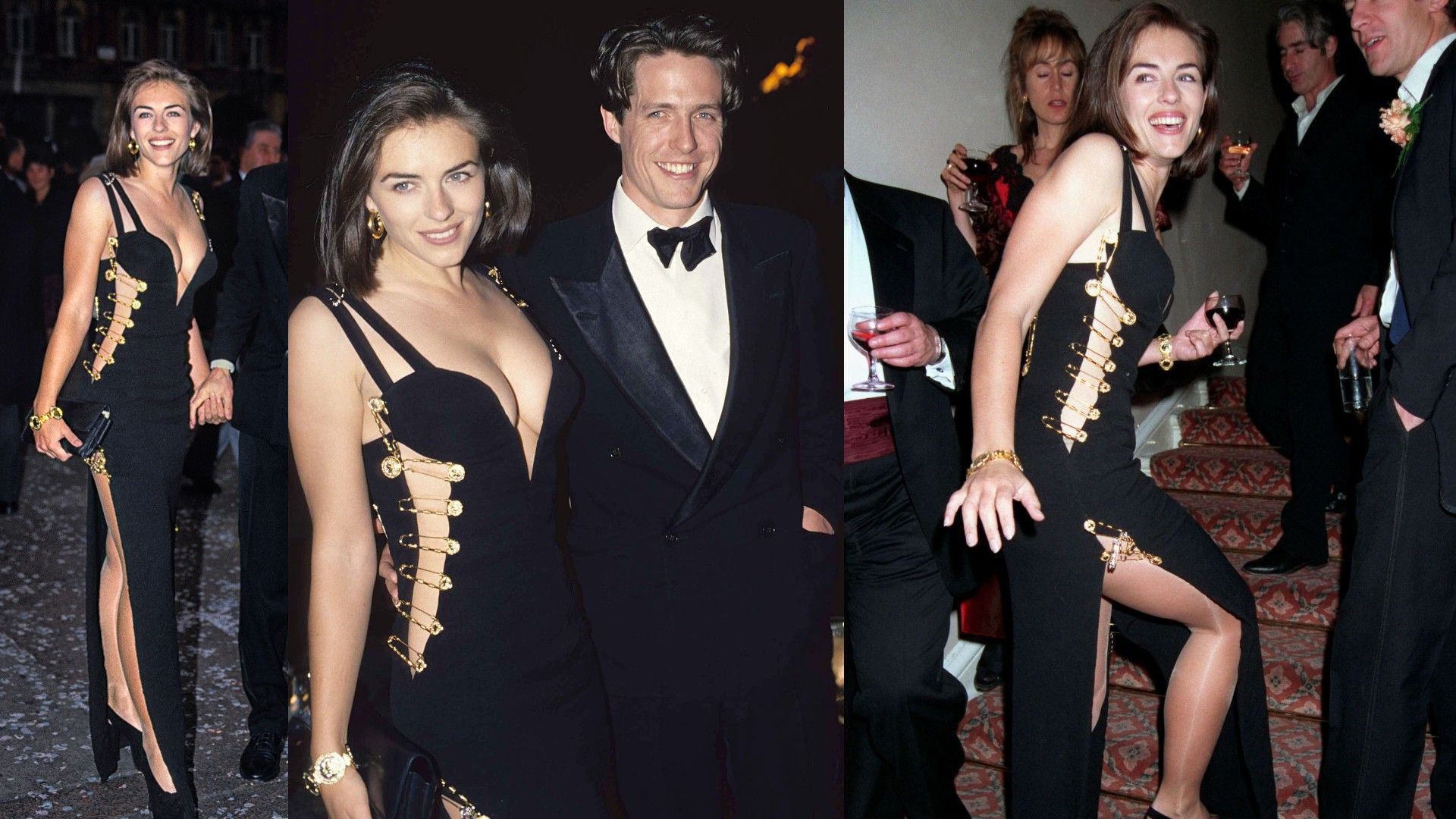 Elizabeth Hurley's striking dress