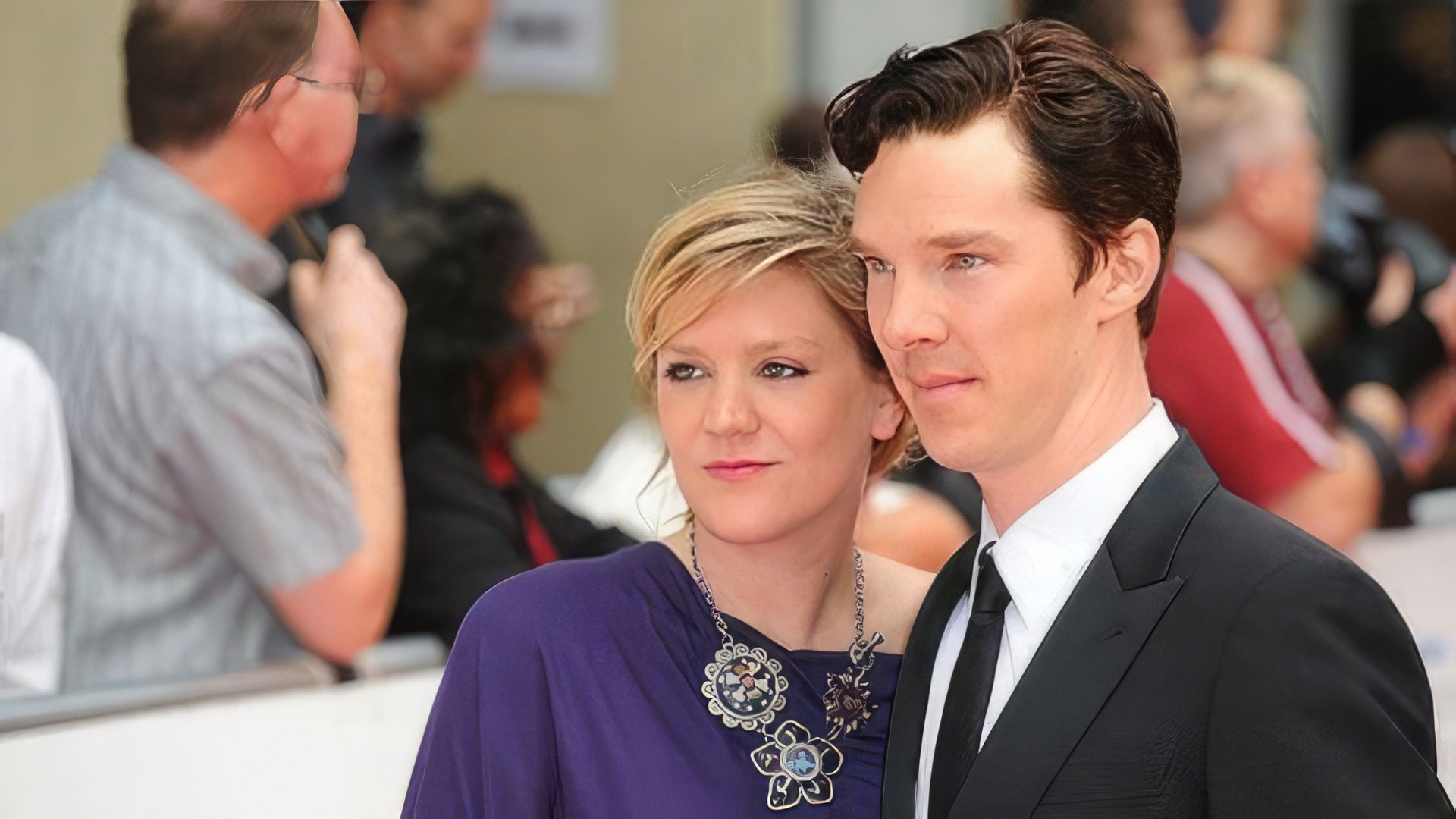 Benedict Cumberbatch and Olivia Poulet