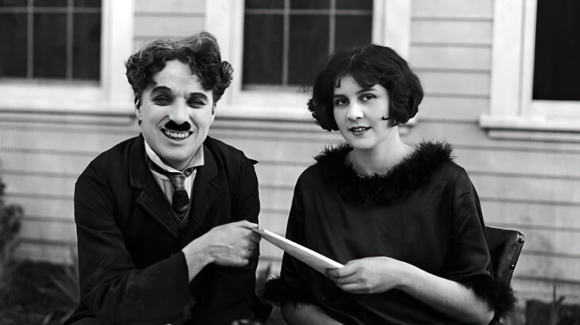 Charlie Chaplin and Lita Grey