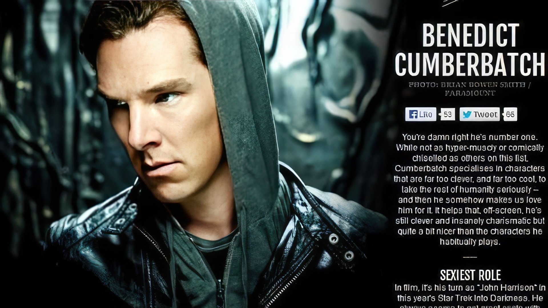 Empire Magazine: 'Benedict Cumberbatch - the sexiest actor of our time'