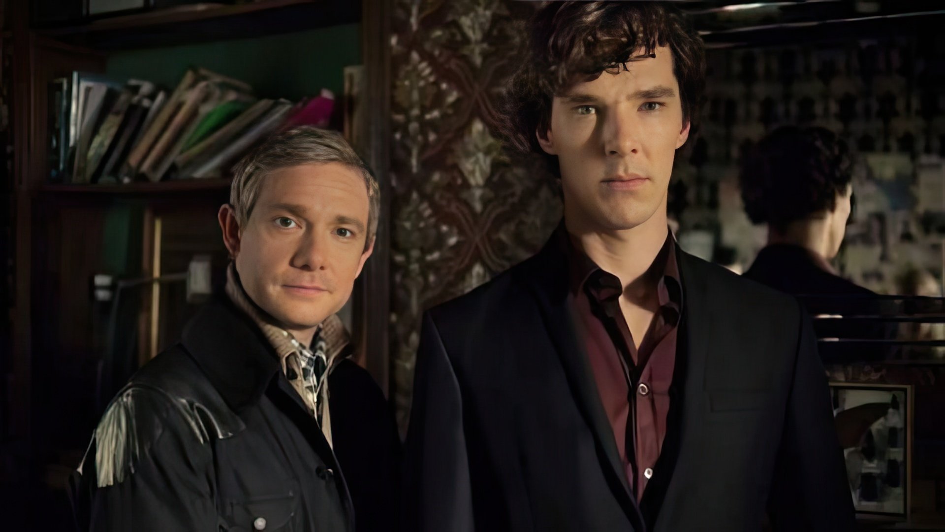 Modern Sherlock and Watson – Benedict Cumberbatch and Martin Freeman