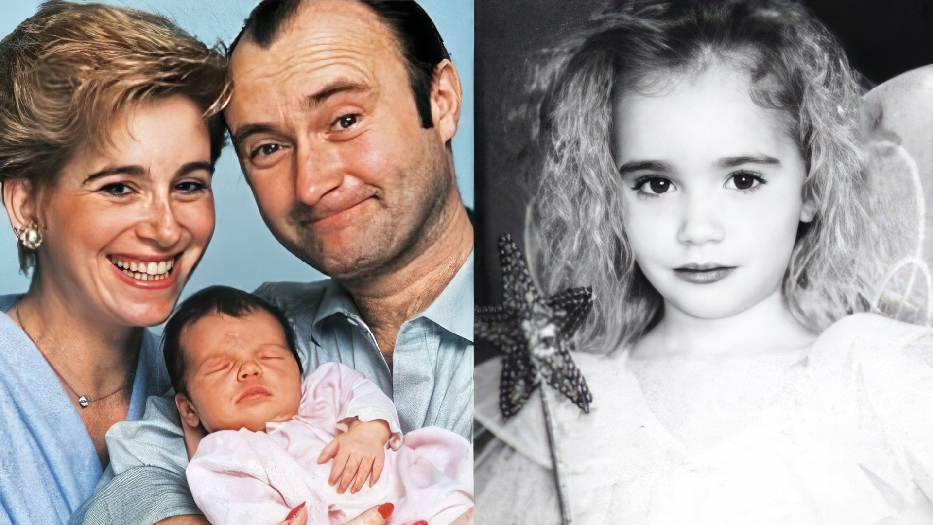 Childhood photos of Lily Collins