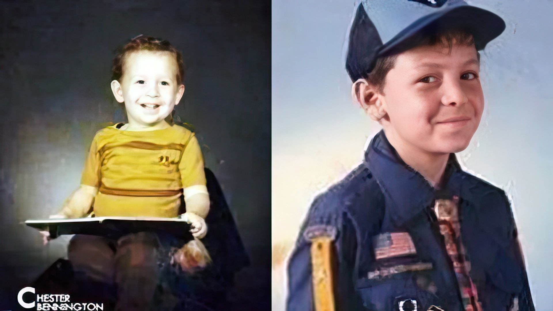 Childhood photos of Chester Bennington