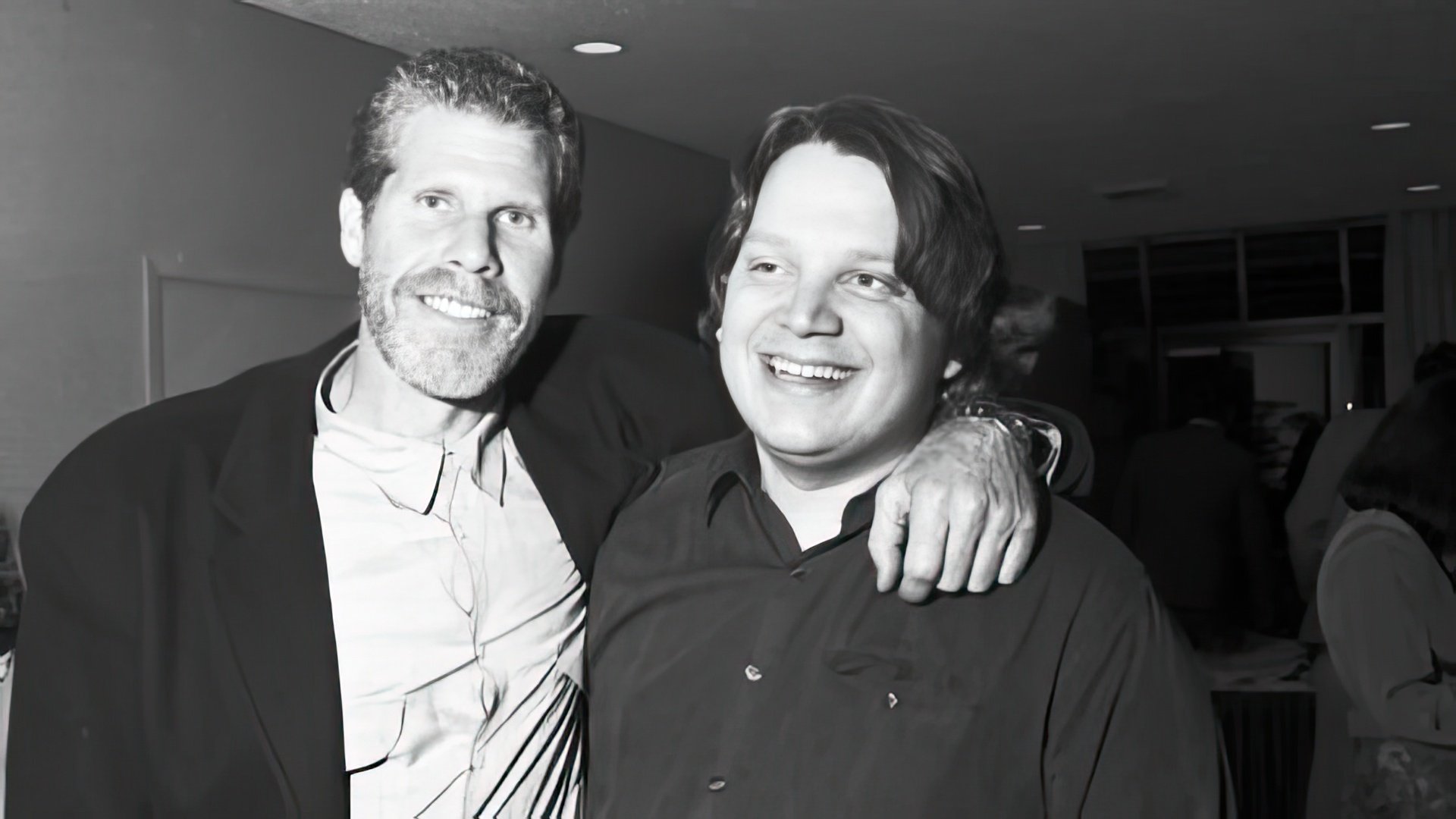 Guillermo del Toro and Ron Perlman, who played Hellboy