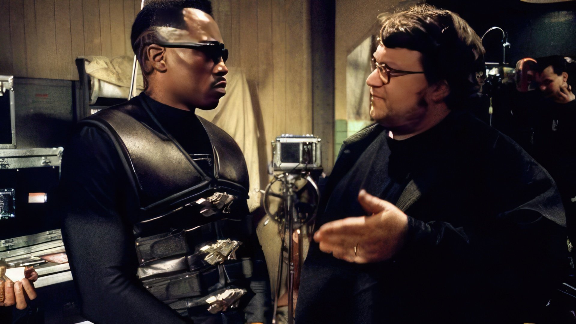 Guillermo del Toro and Wesley Snipes