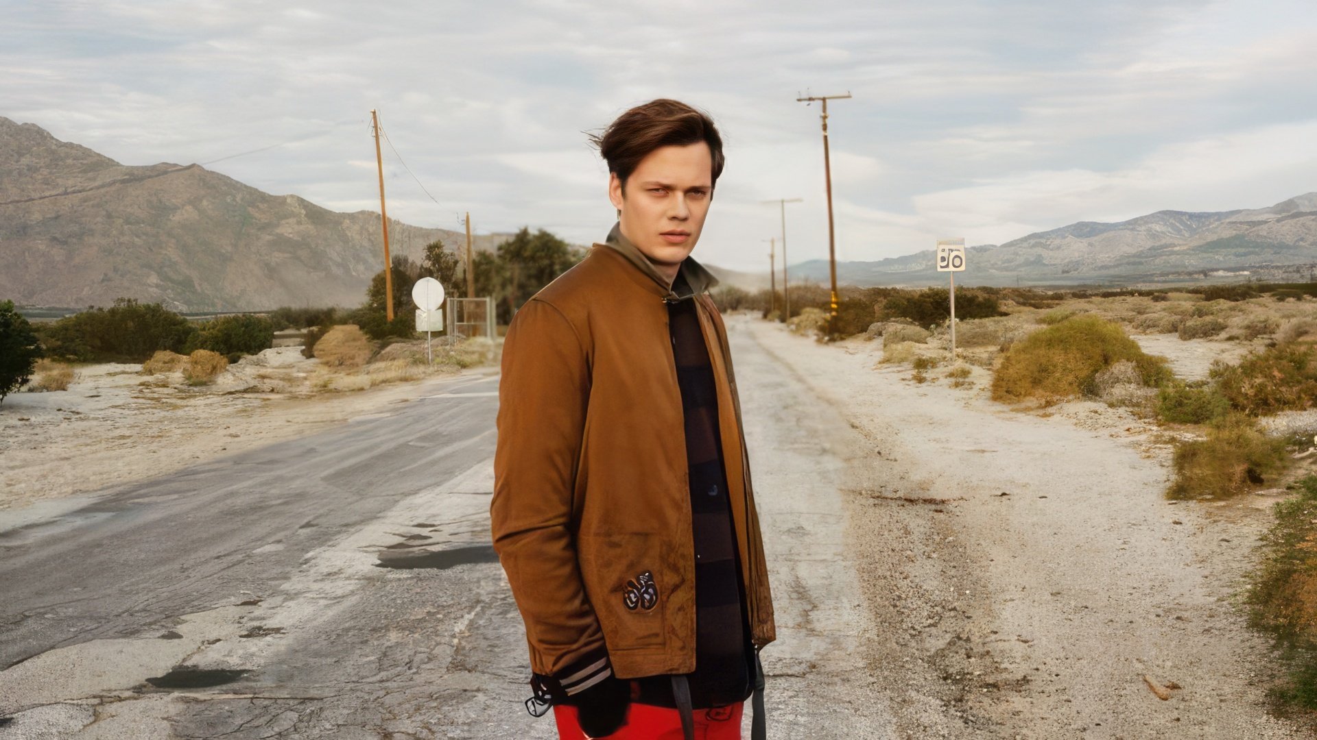 The actor travels extensively