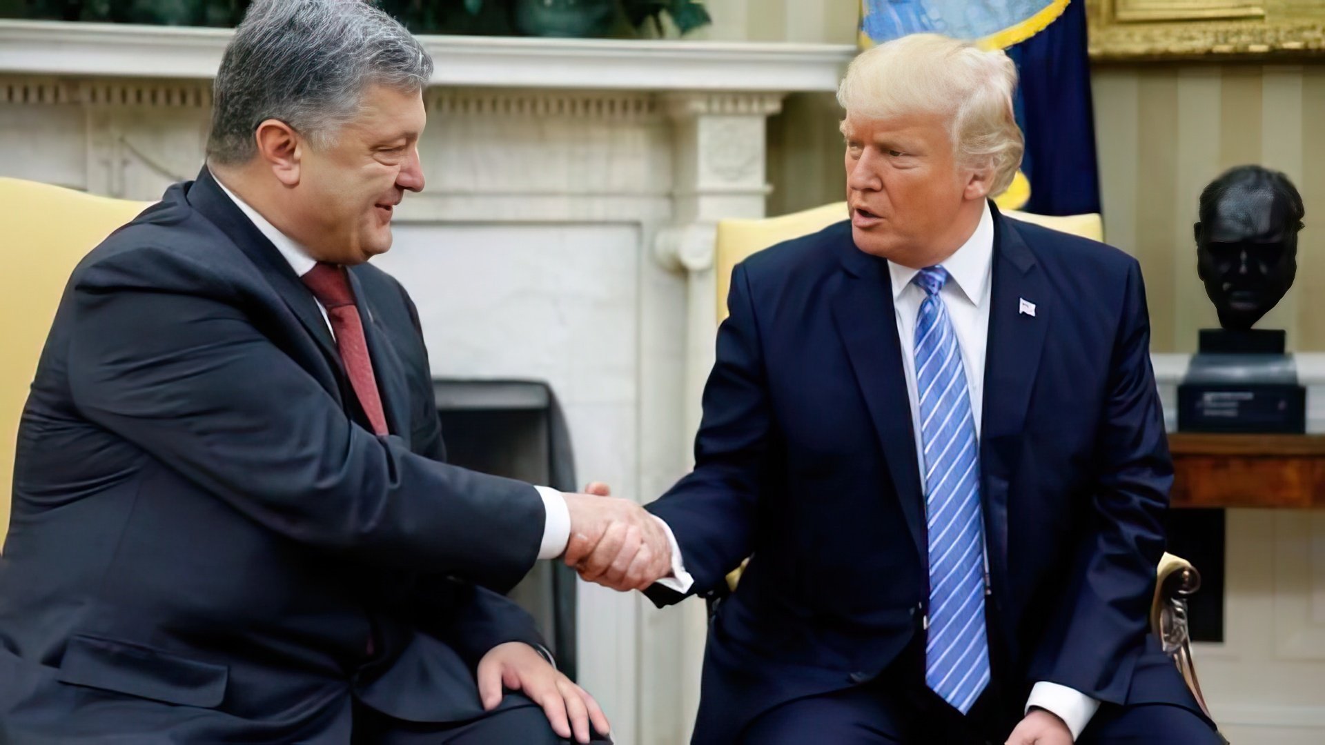 The first meeting between Trump and Poroshenko