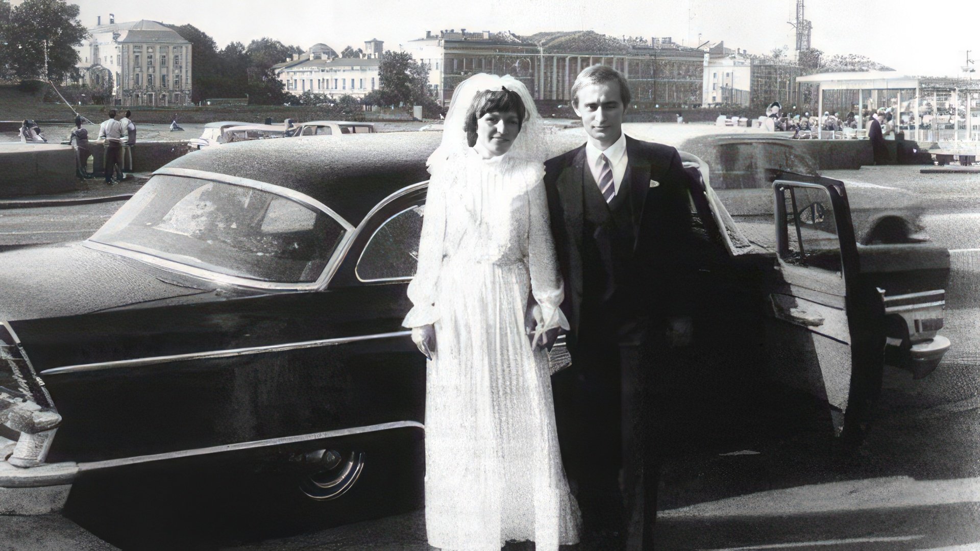 Vladimir Putin and his ex-wife Lyudmila