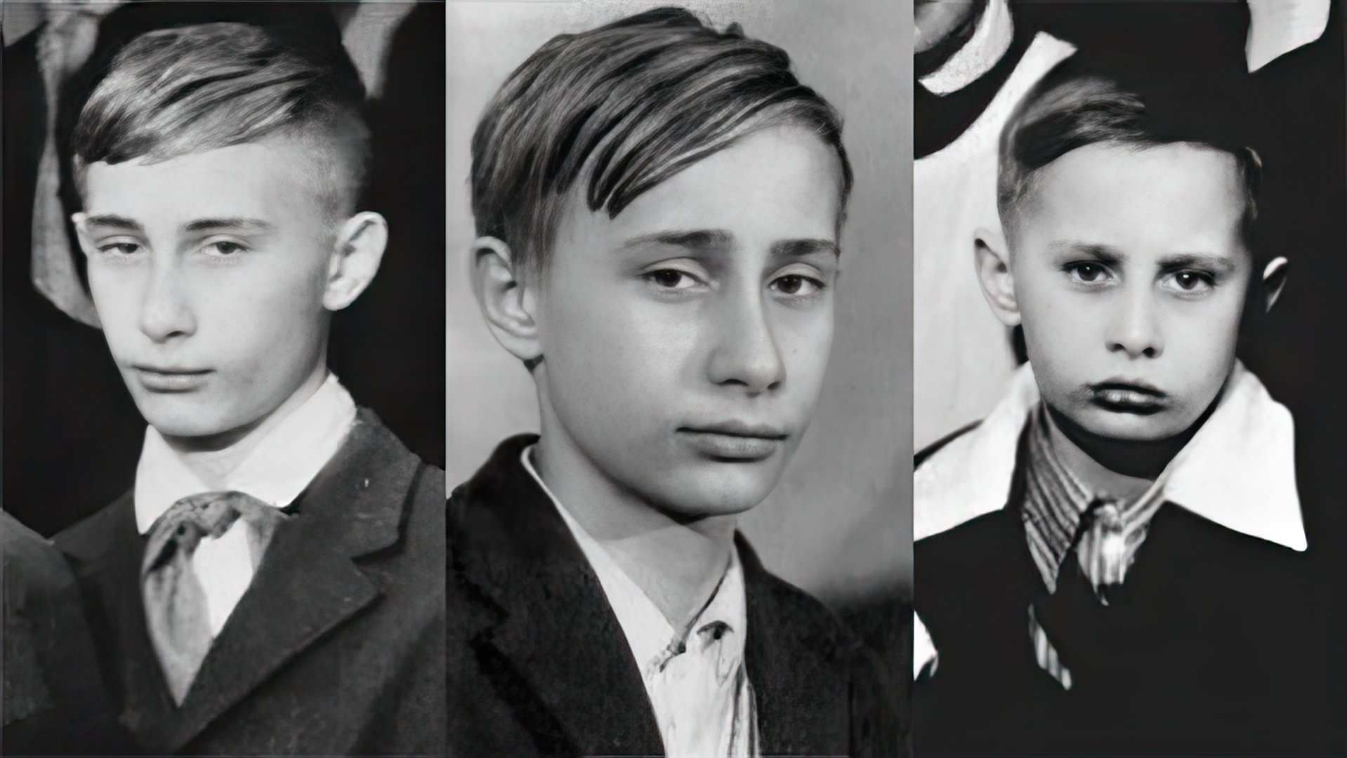 Vladimir Vladimirovich Putin in his youth