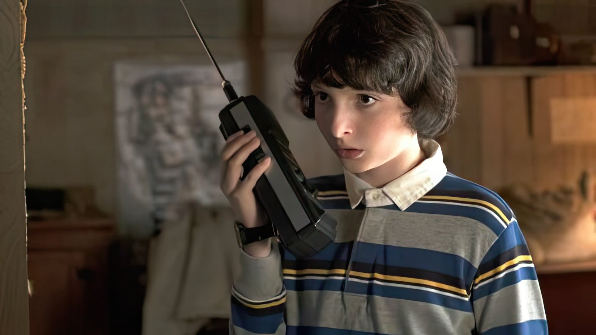 A frame from the TV series «Stranger Things»