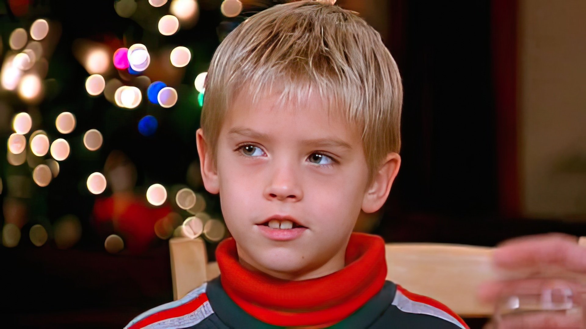 A shot from the movie «I Saw Mommy Kissing Santa Claus»
