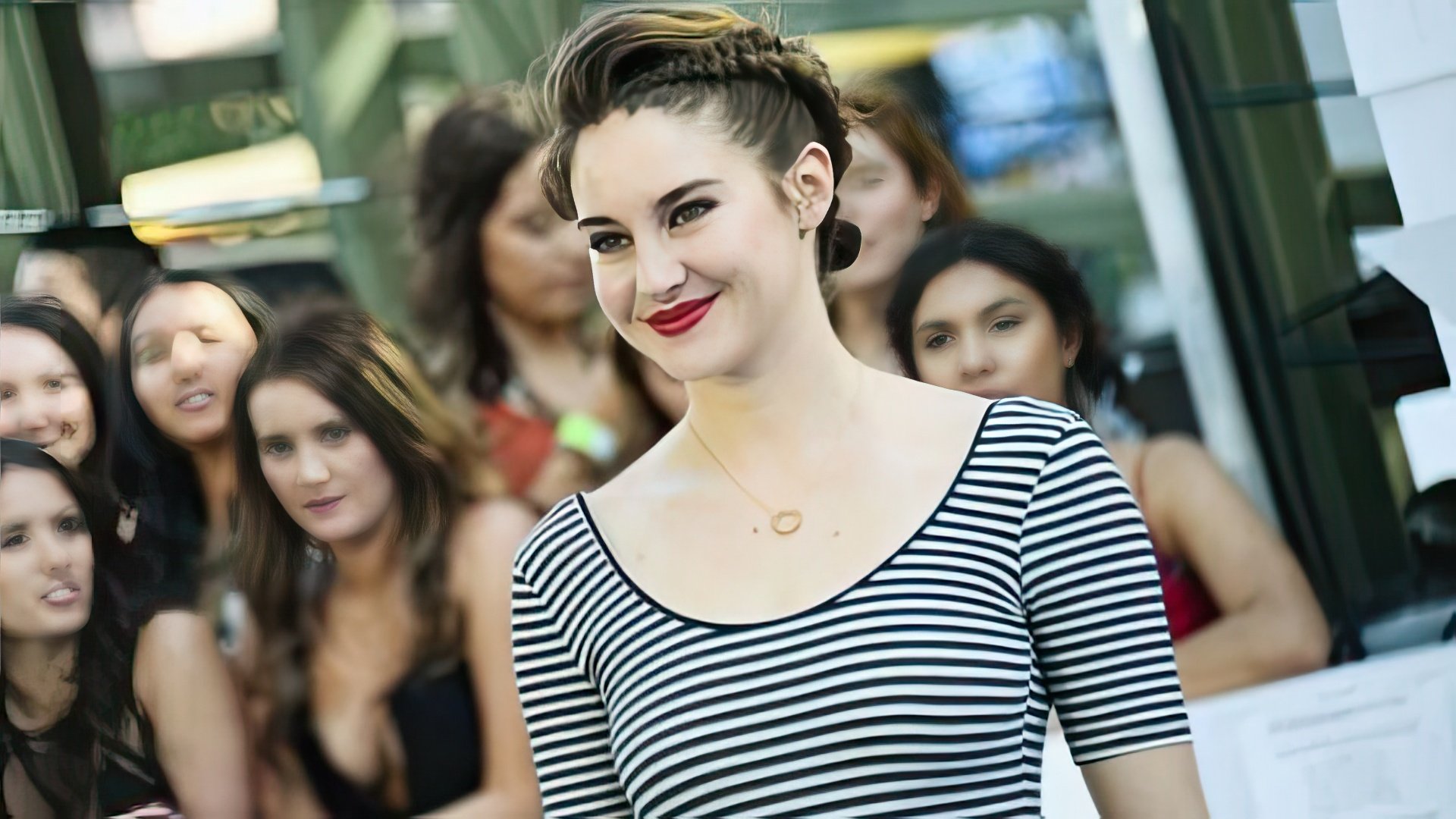 Actress Shailene Woodley at the MTV Movie Awards 2015